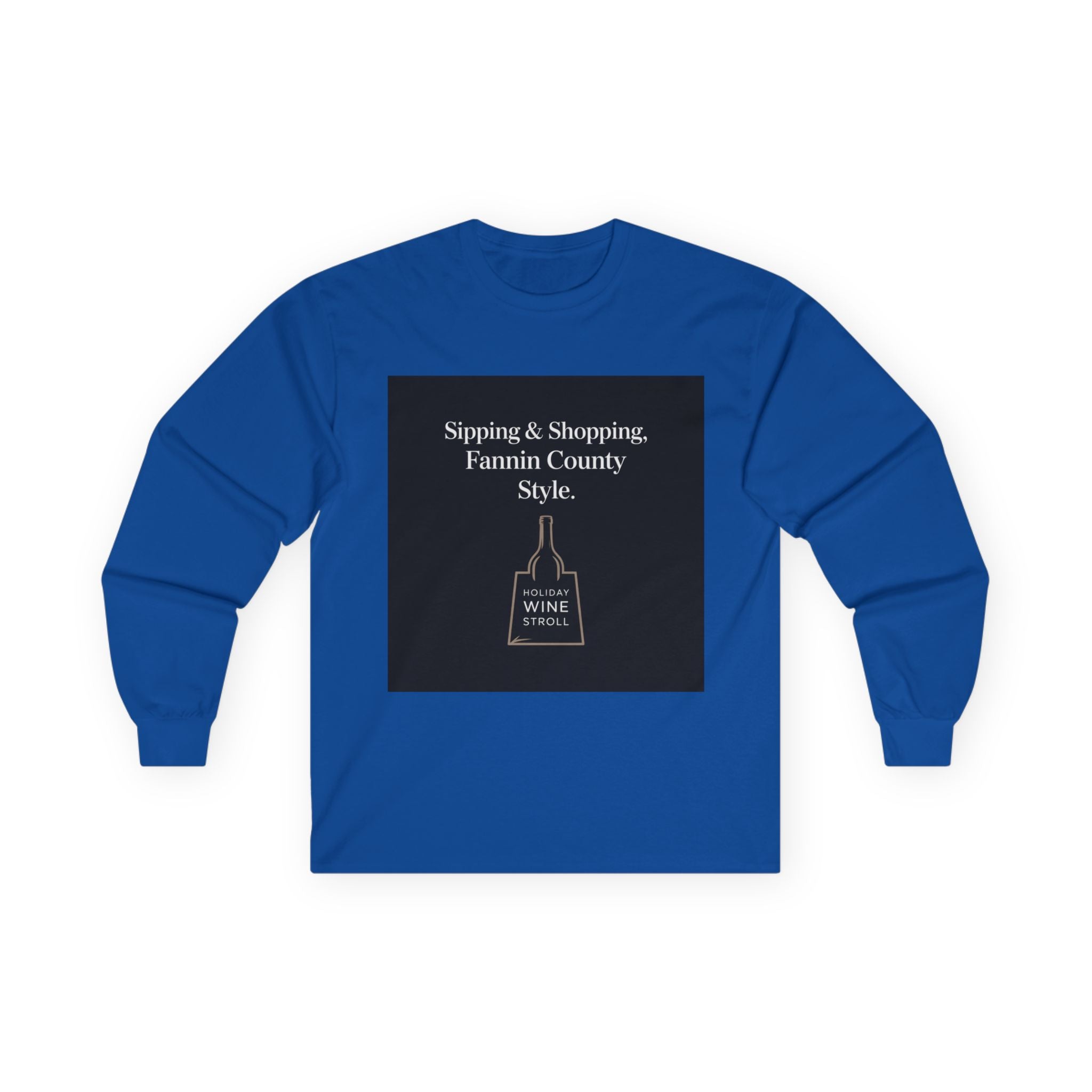 Fannin County Style Long Sleeve Tee - Perfect for Sip and Shop Days