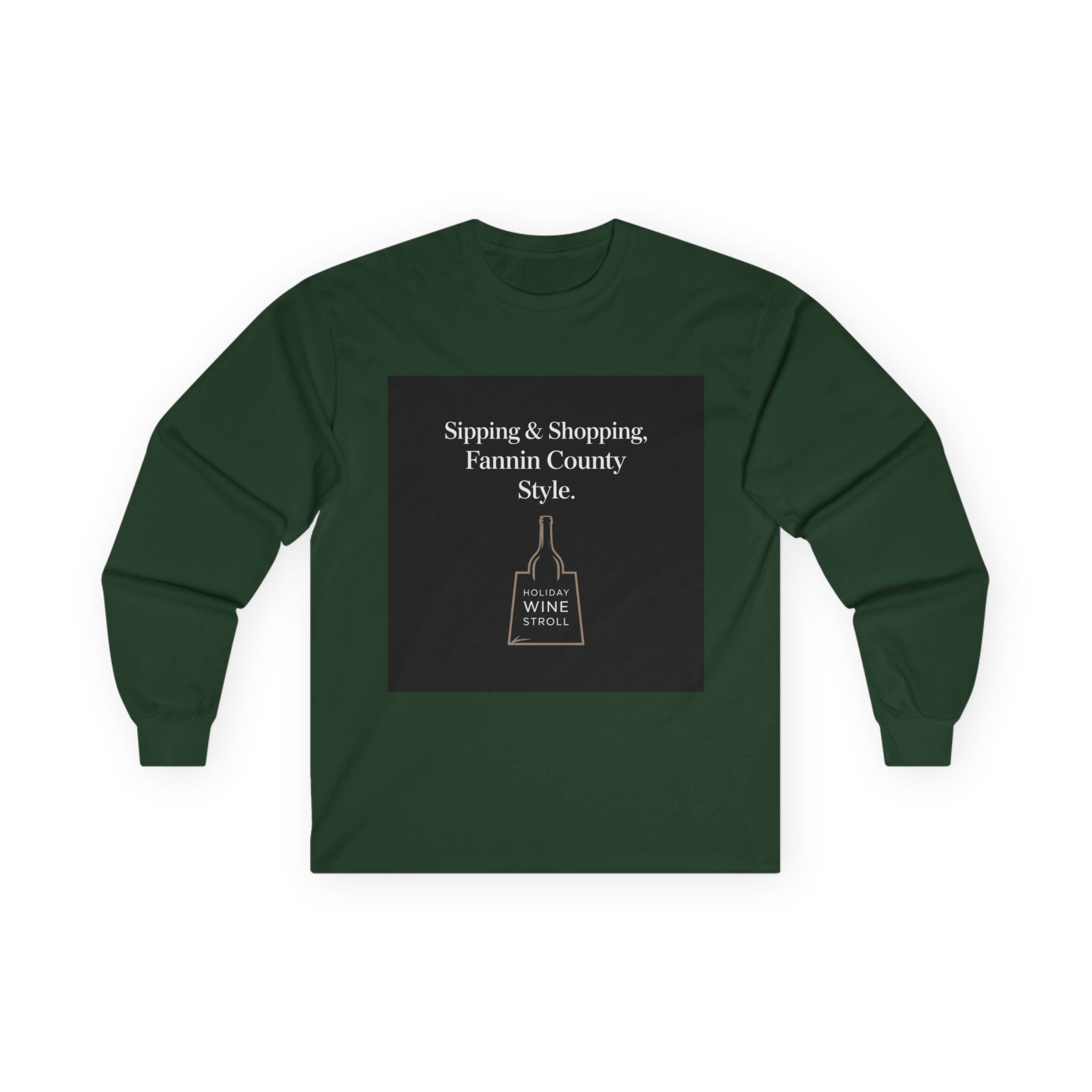 Fannin County Style Long Sleeve Tee - Perfect for Sip and Shop Days