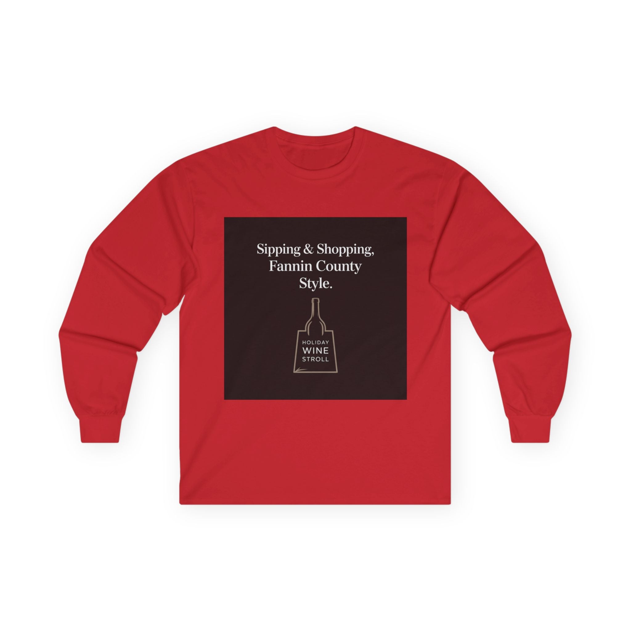 Fannin County Style Long Sleeve Tee - Perfect for Sip and Shop Days
