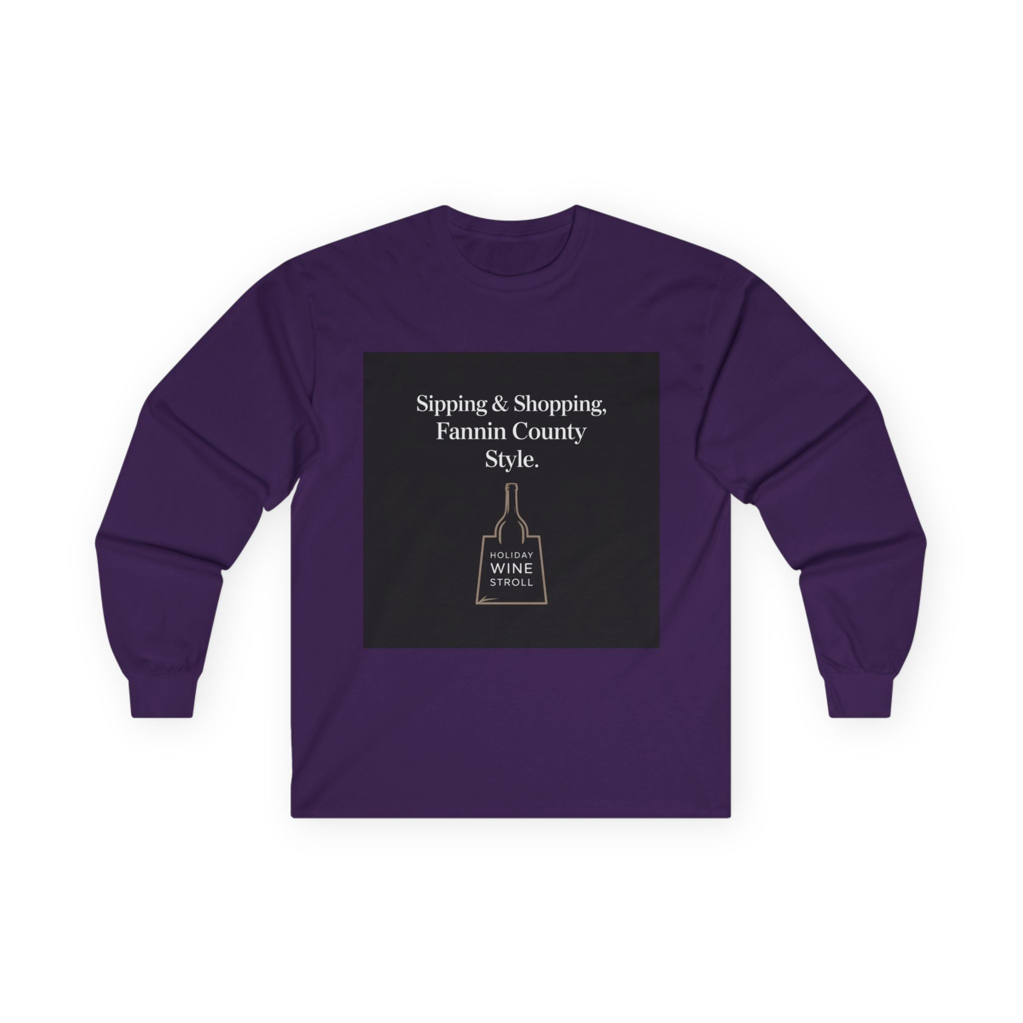 Fannin County Style Long Sleeve Tee - Perfect for Sip and Shop Days