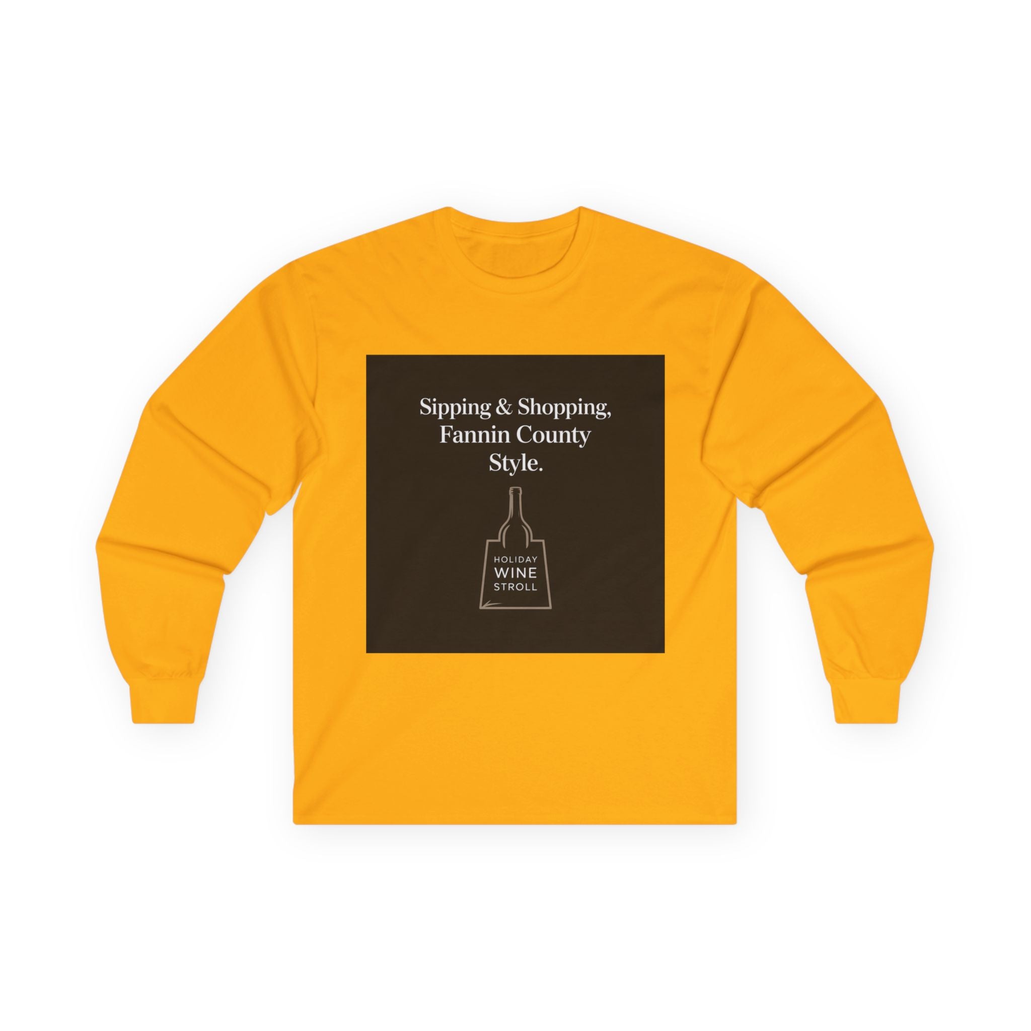 Fannin County Style Long Sleeve Tee - Perfect for Sip and Shop Days