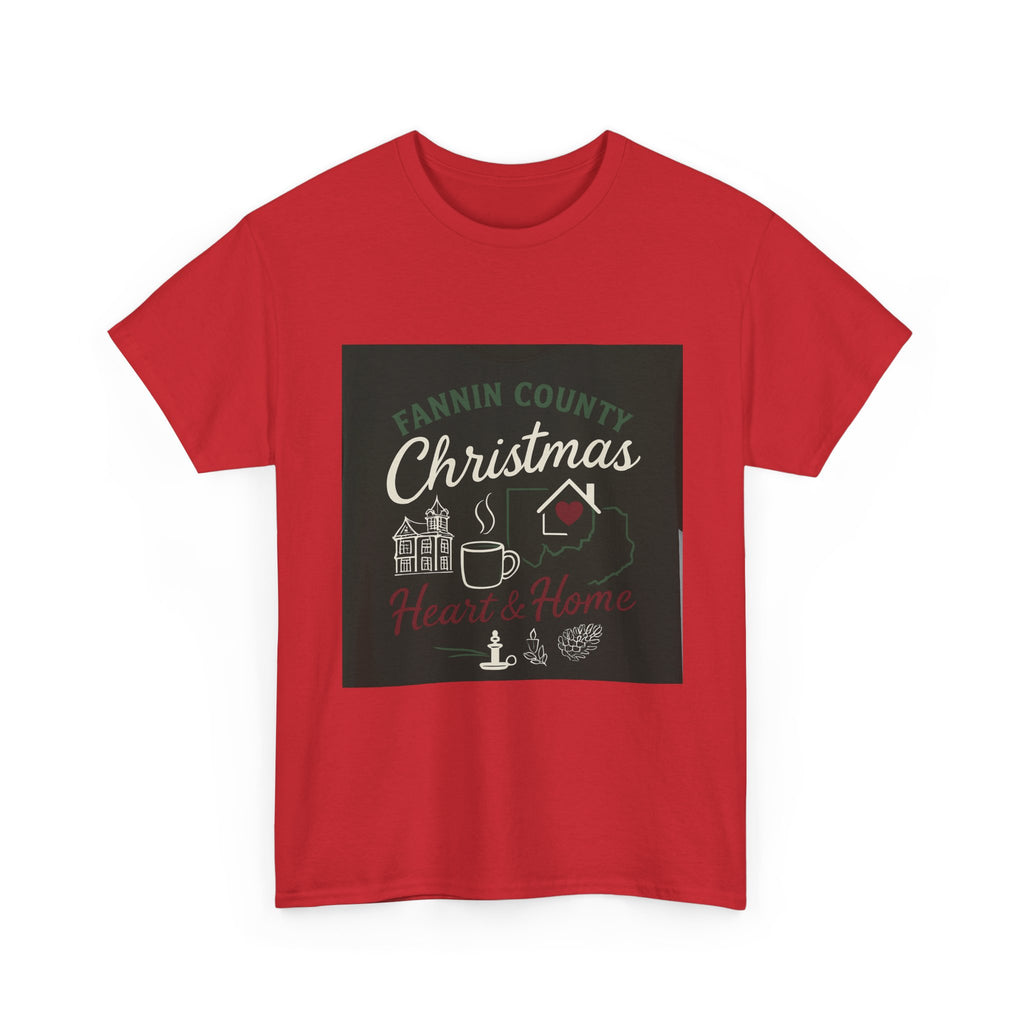Fannin County Christmas Tee - Homely & Cozy Holiday Shirt
