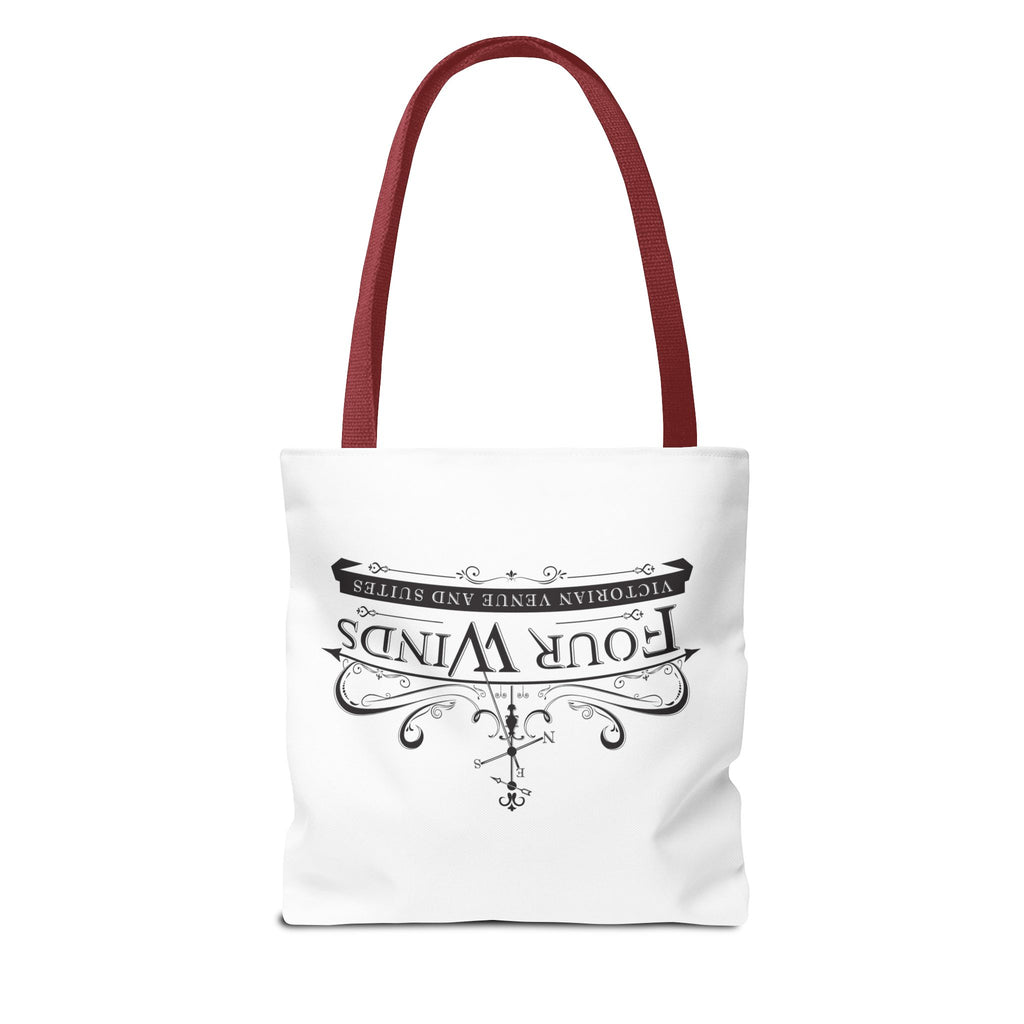 Victorian Venue Tote Bag, Stylish Eco-Friendly Tote, Four Winds Design, Perfect Gift for Events, Unique Shopping Bag, Bookstore Tote