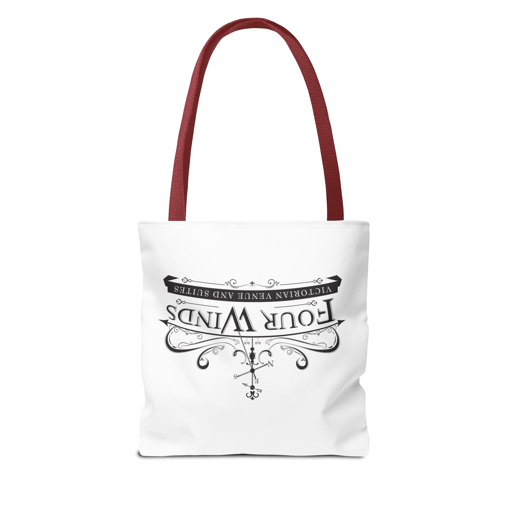 Victorian Venue Tote Bag, Stylish Eco-Friendly Tote, Four Winds Design, Perfect Gift for Events, Unique Shopping Bag, Bookstore Tote