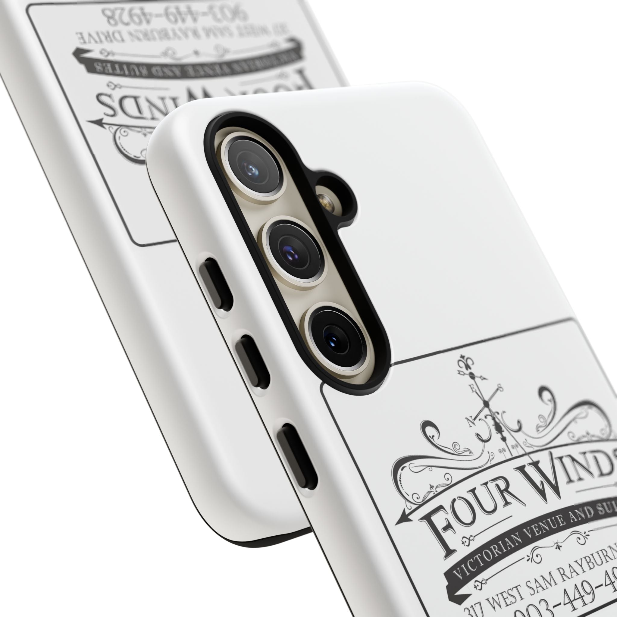 Victorian Style Phone Case with Custom Logo | Tough Cases, Custom Phone Accessory, Elegant Gift, Unique Design, Personalized Tech