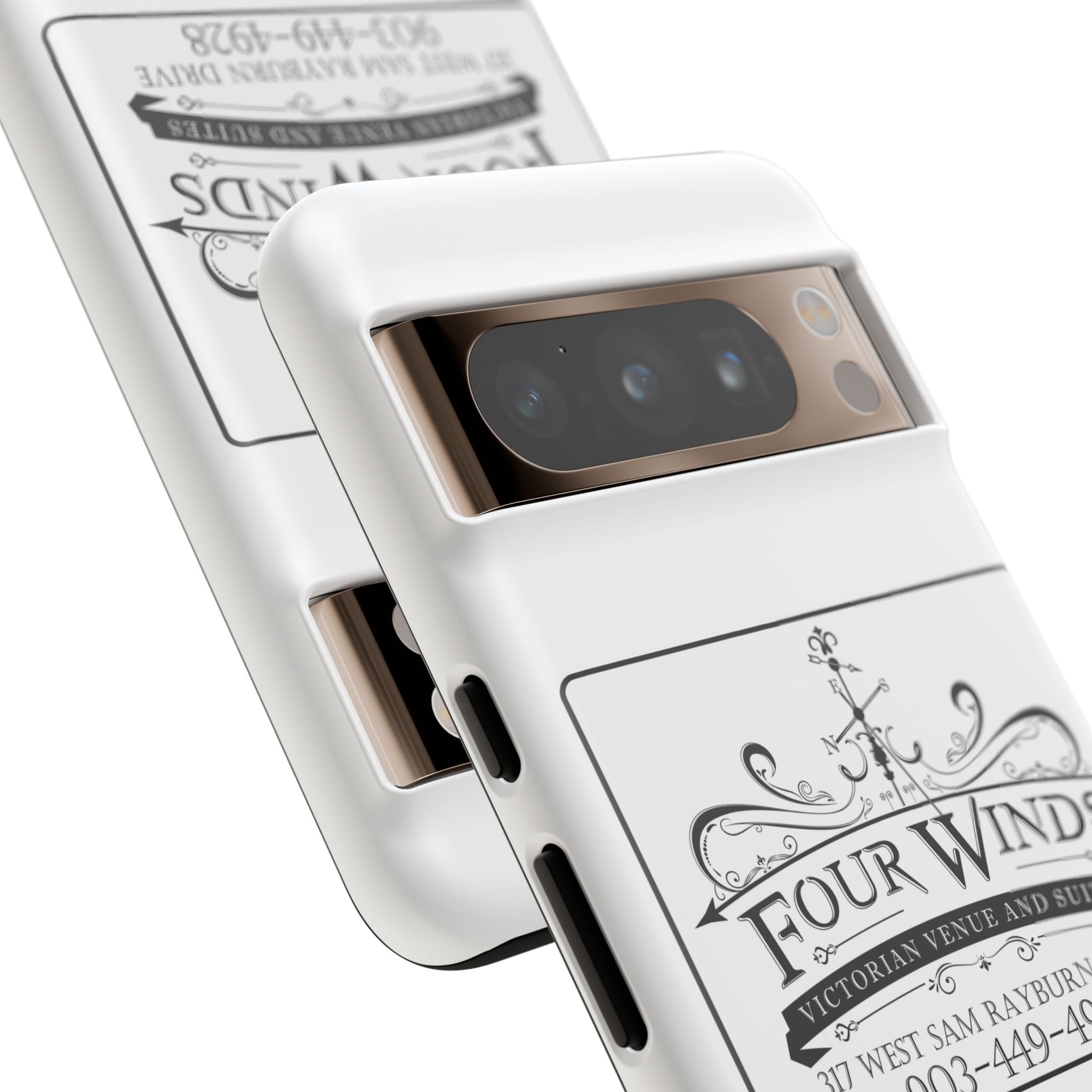 Victorian Style Phone Case with Custom Logo | Tough Cases, Custom Phone Accessory, Elegant Gift, Unique Design, Personalized Tech