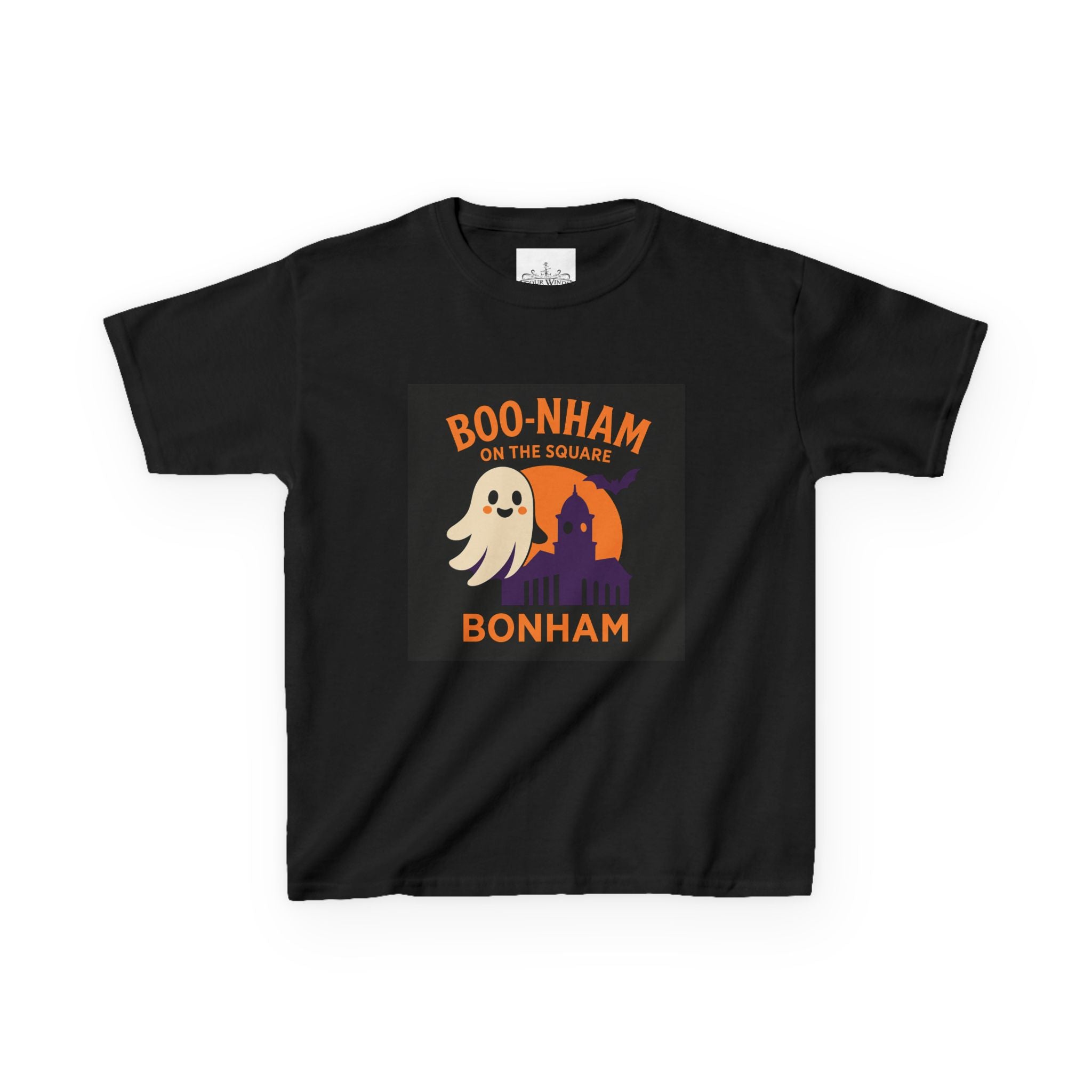 Boo-Nham Halloween Kids Tee, Fun Fall Shirt, Spooky Ghost Tee, Halloween Costume Top, Kids Halloween Apparel