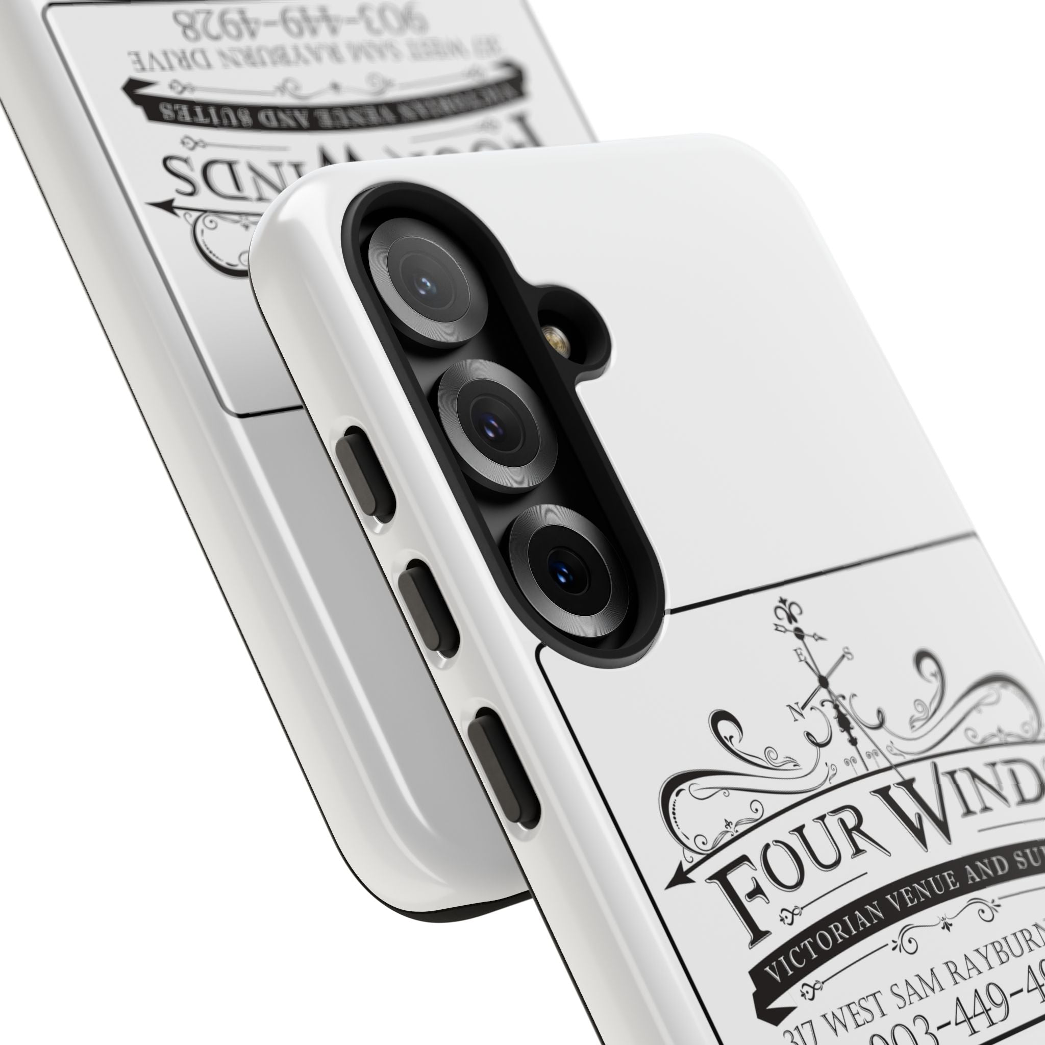 Victorian Style Phone Case with Custom Logo | Tough Cases, Custom Phone Accessory, Elegant Gift, Unique Design, Personalized Tech