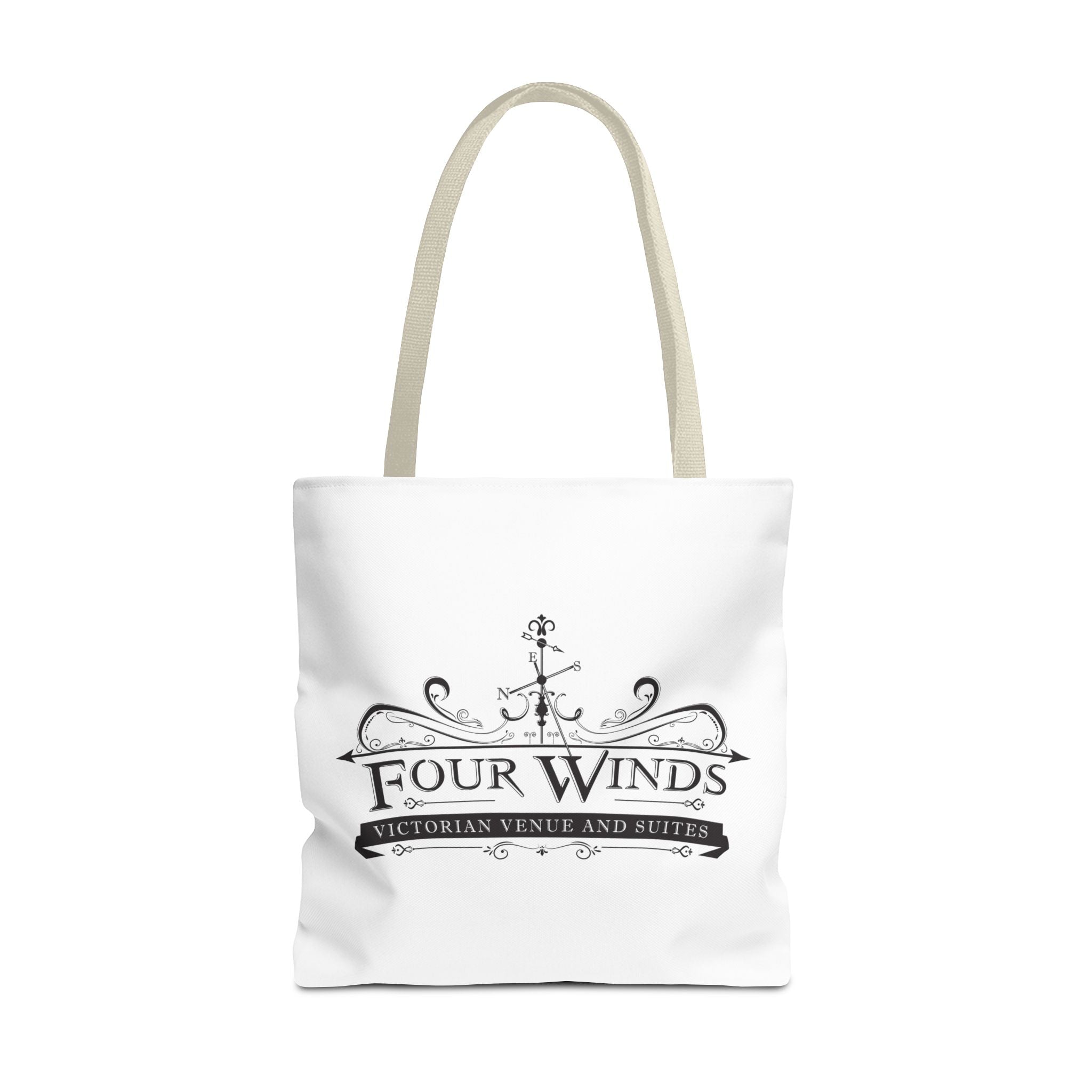 Victorian Venue Tote Bag, Stylish Eco-Friendly Tote, Four Winds Design, Perfect Gift for Events, Unique Shopping Bag, Bookstore Tote