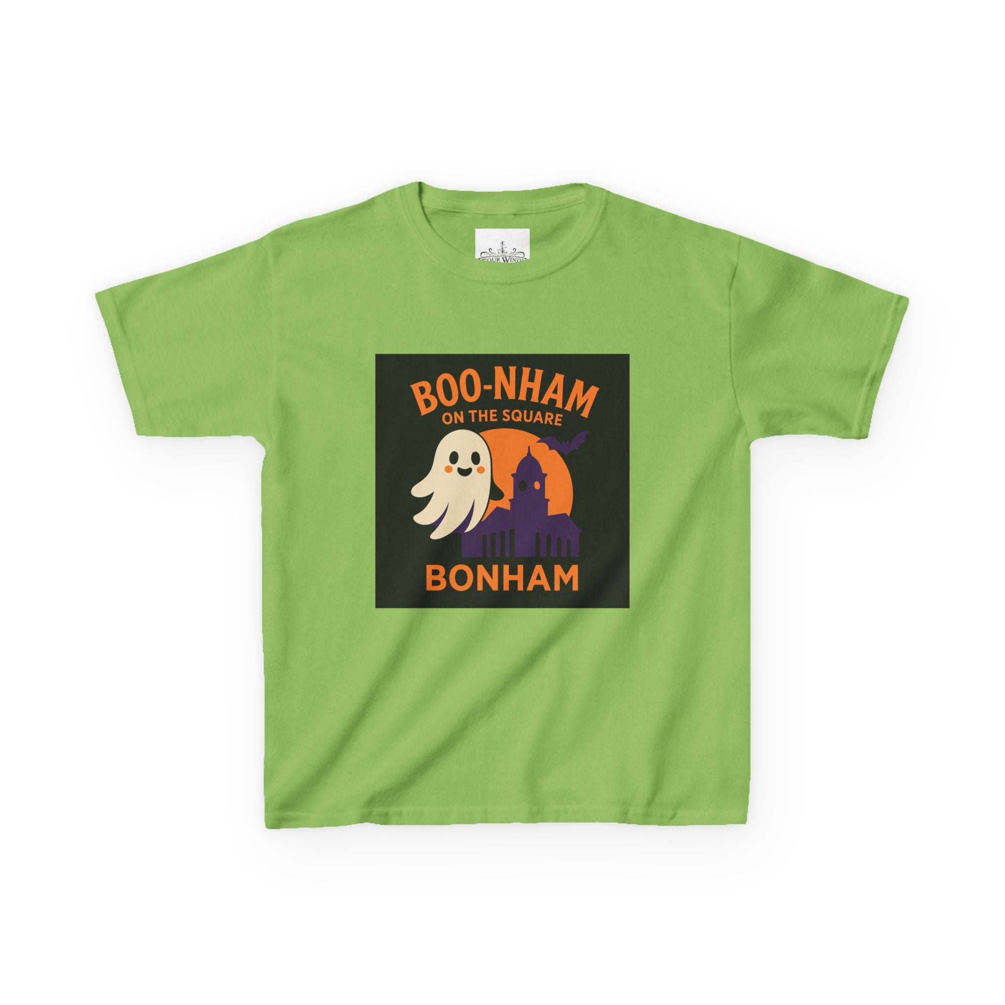 Boo-Nham Halloween Kids Tee, Fun Fall Shirt, Spooky Ghost Tee, Halloween Costume Top, Kids Halloween Apparel