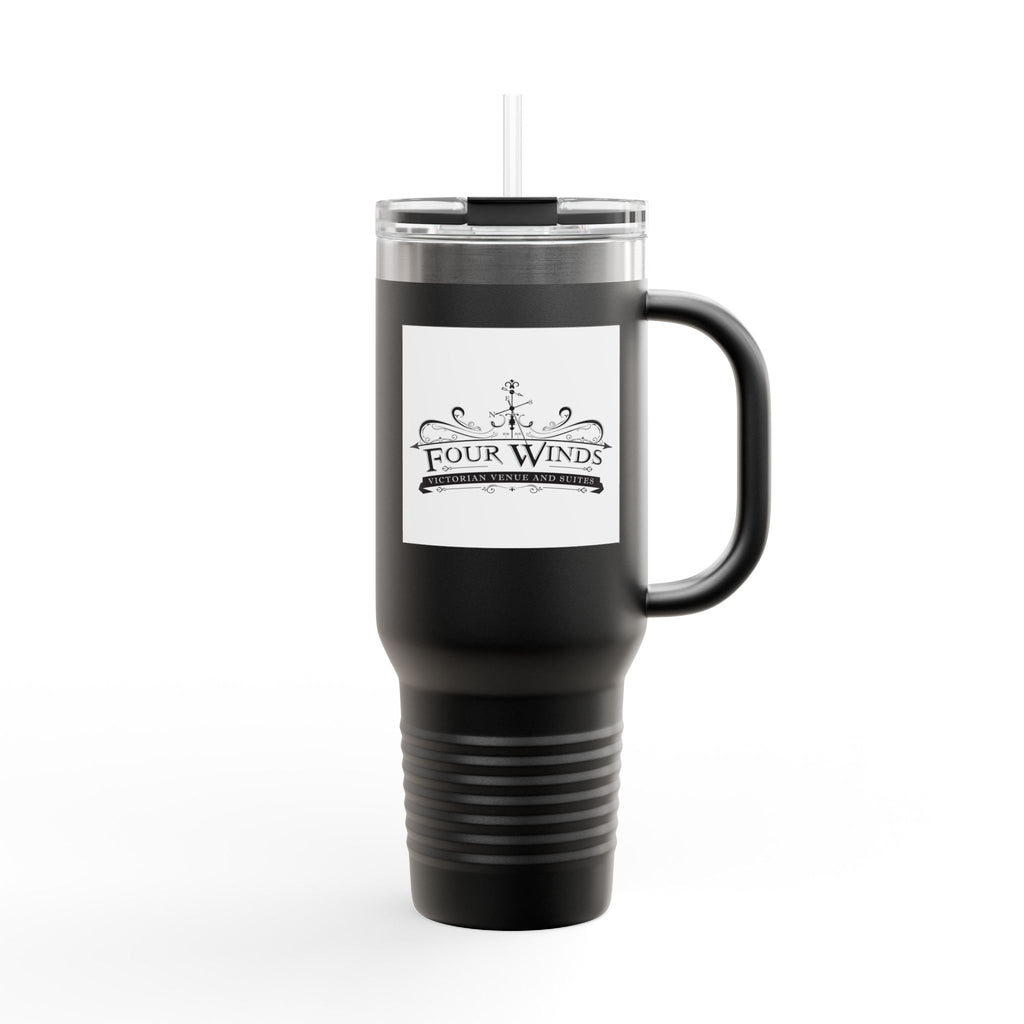 Travel Mug with Print, Insulated Coffee Cup, 40oz Stainless Steel Tumbler, Personalized Beverage Container, Gifts for Travelers, [...]