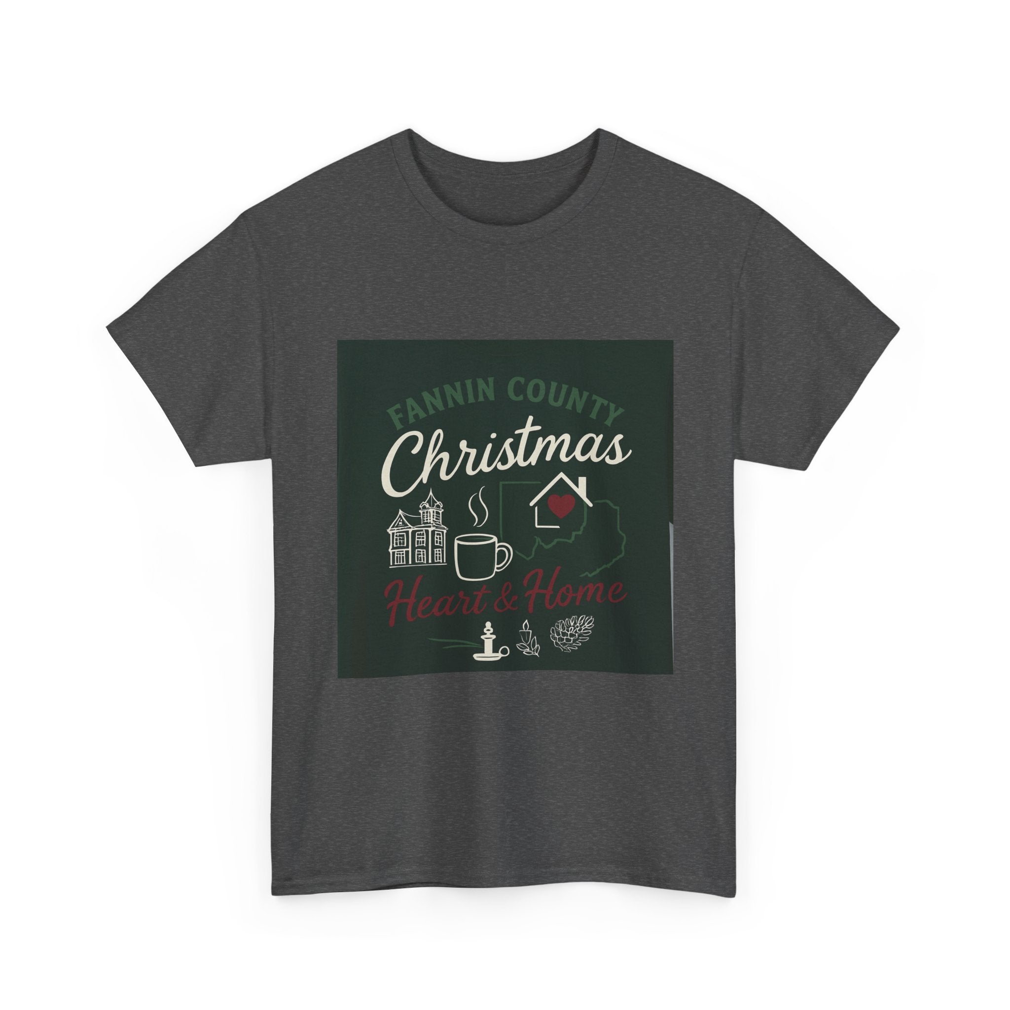 Fannin County Christmas Tee - Homely & Cozy Holiday Shirt