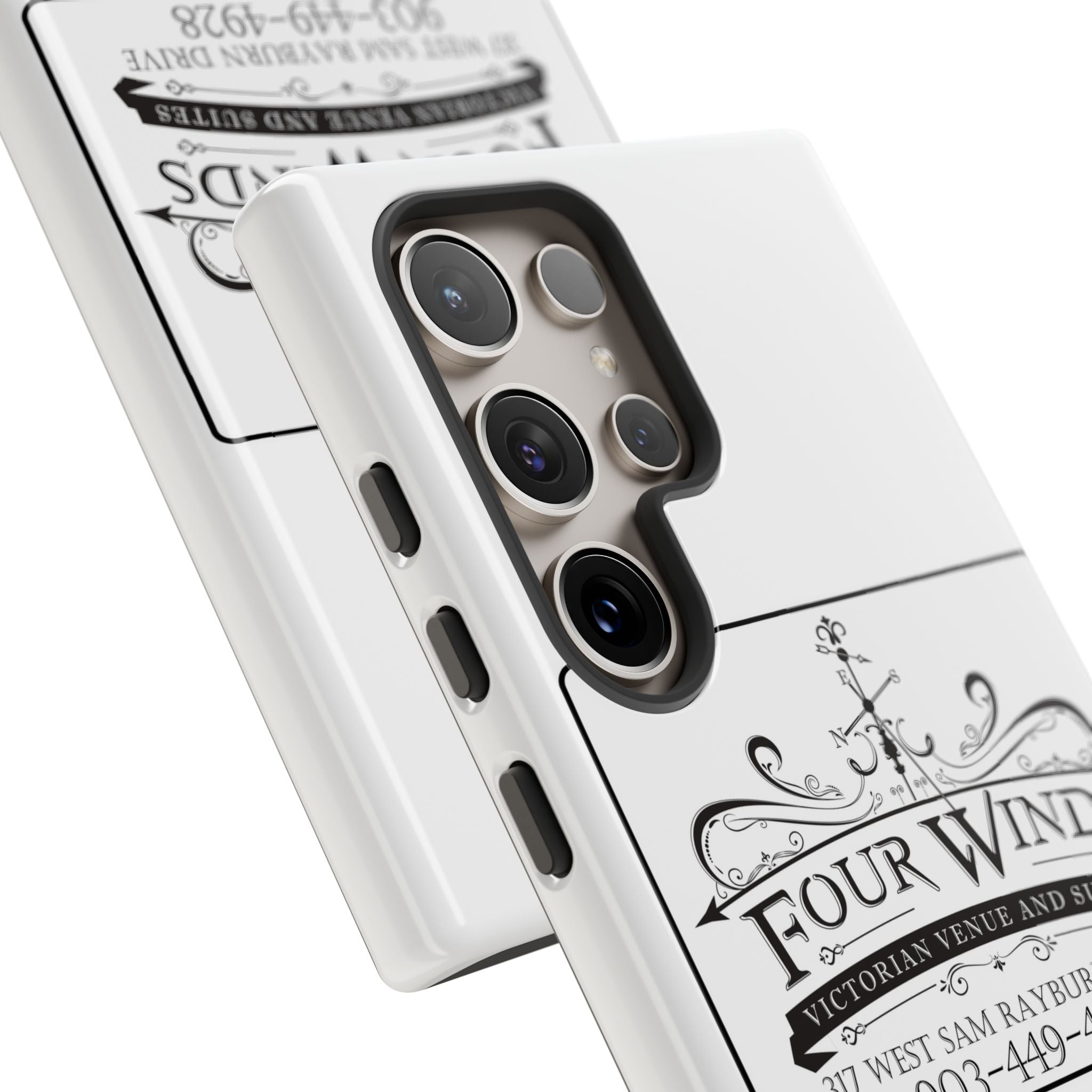 Victorian Style Phone Case with Custom Logo | Tough Cases, Custom Phone Accessory, Elegant Gift, Unique Design, Personalized Tech