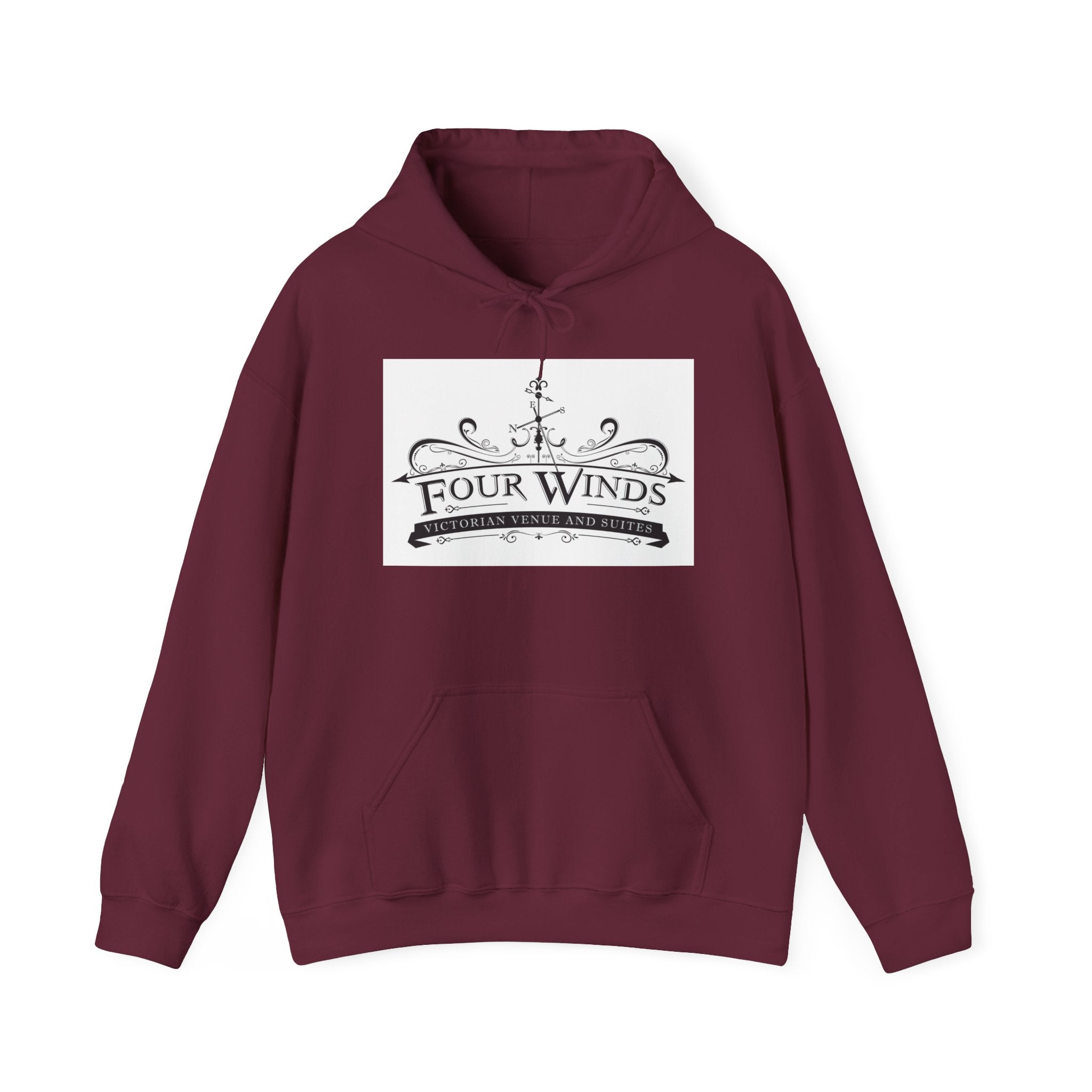 Four Winds Hooded Sweatshirt | Cozy Unisex Sweatshirt for All Seasons, Gift for Nature Lovers, Casual Wear, Travel Hoodie