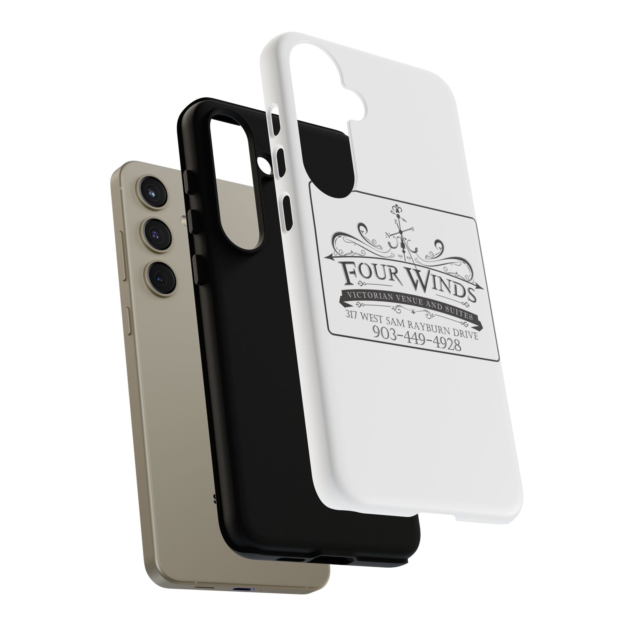 Victorian Style Phone Case with Custom Logo | Tough Cases, Custom Phone Accessory, Elegant Gift, Unique Design, Personalized Tech