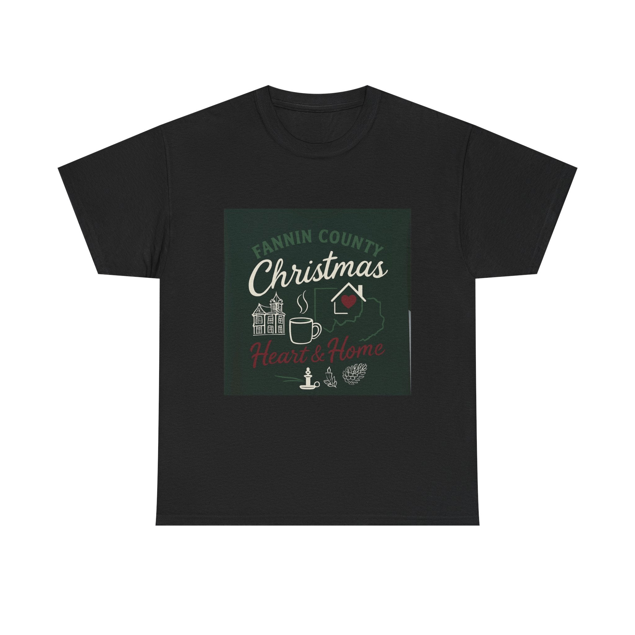 Fannin County Christmas Tee - Homely & Cozy Holiday Shirt