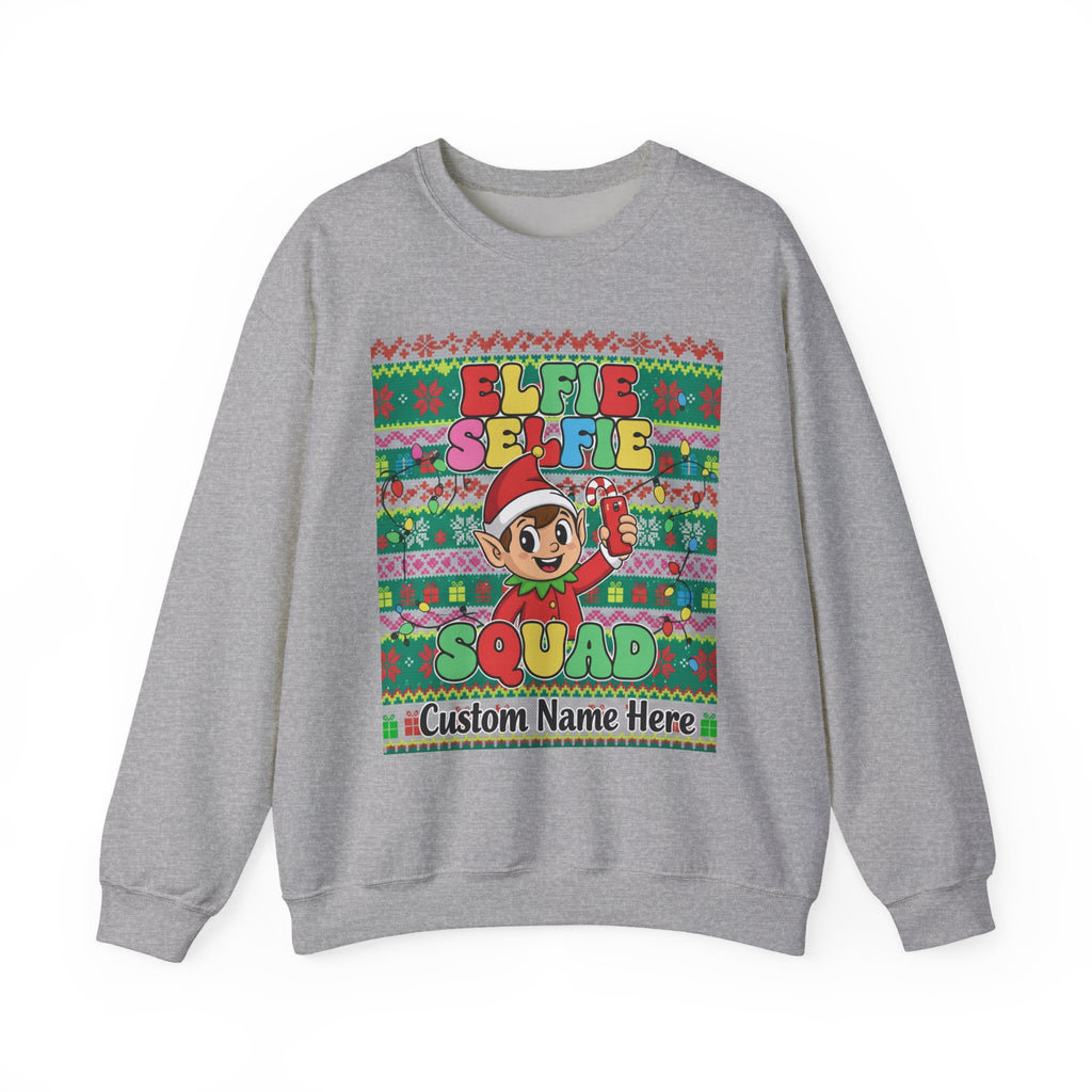 Christmas Elfie Selfie Sweatshirt