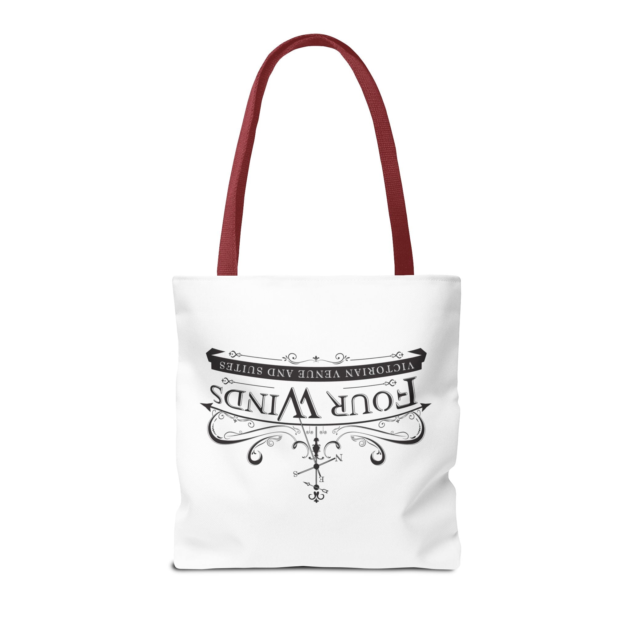 Victorian Venue Tote Bag, Stylish Eco-Friendly Tote, Four Winds Design, Perfect Gift for Events, Unique Shopping Bag, Bookstore Tote
