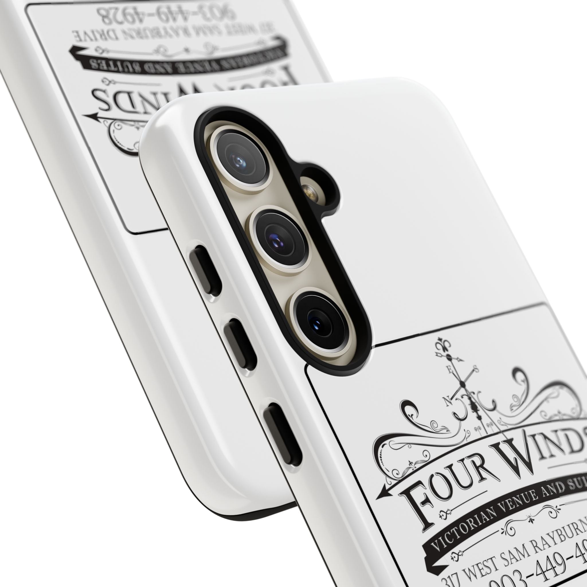 Victorian Style Phone Case with Custom Logo | Tough Cases, Custom Phone Accessory, Elegant Gift, Unique Design, Personalized Tech