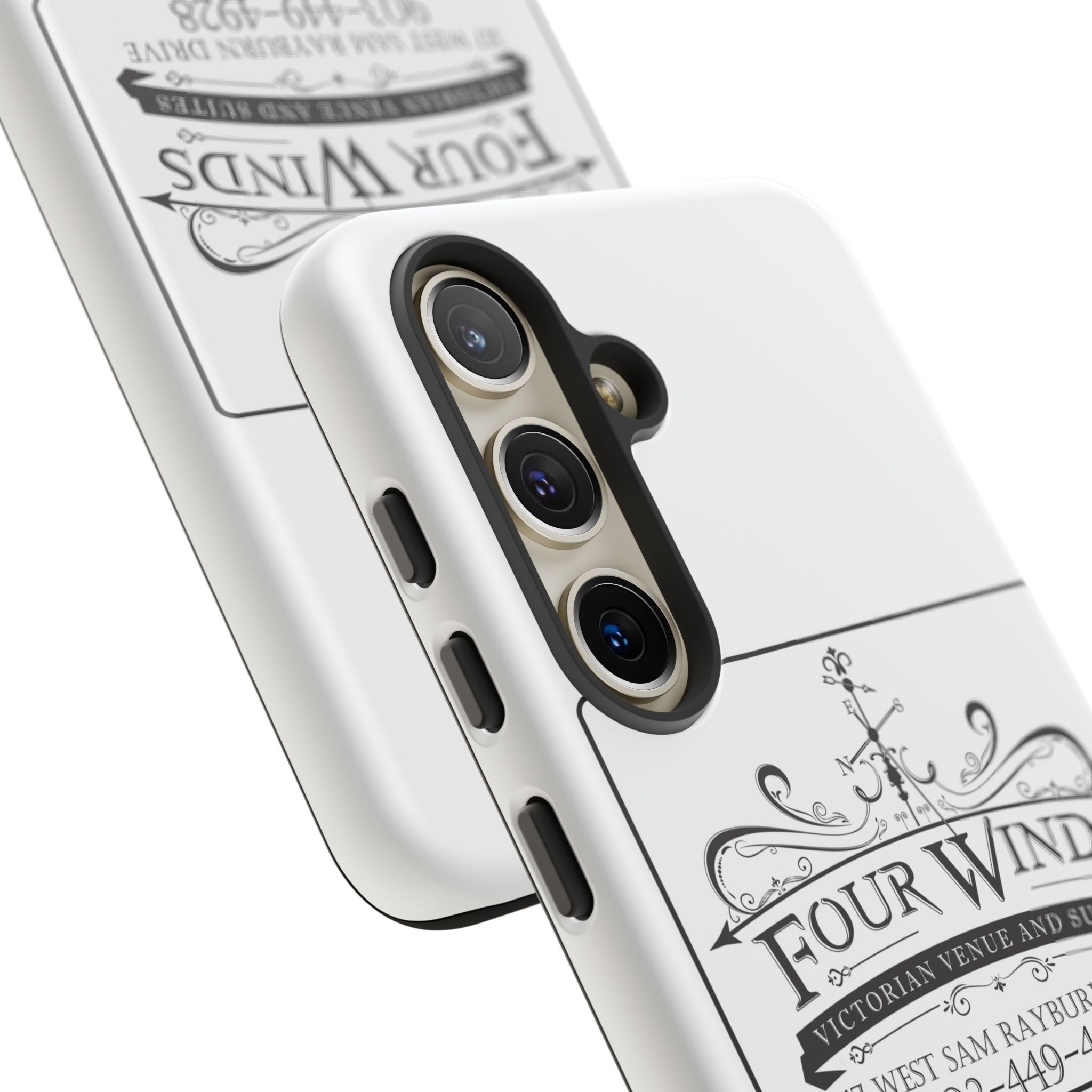 Victorian Style Phone Case with Custom Logo | Tough Cases, Custom Phone Accessory, Elegant Gift, Unique Design, Personalized Tech