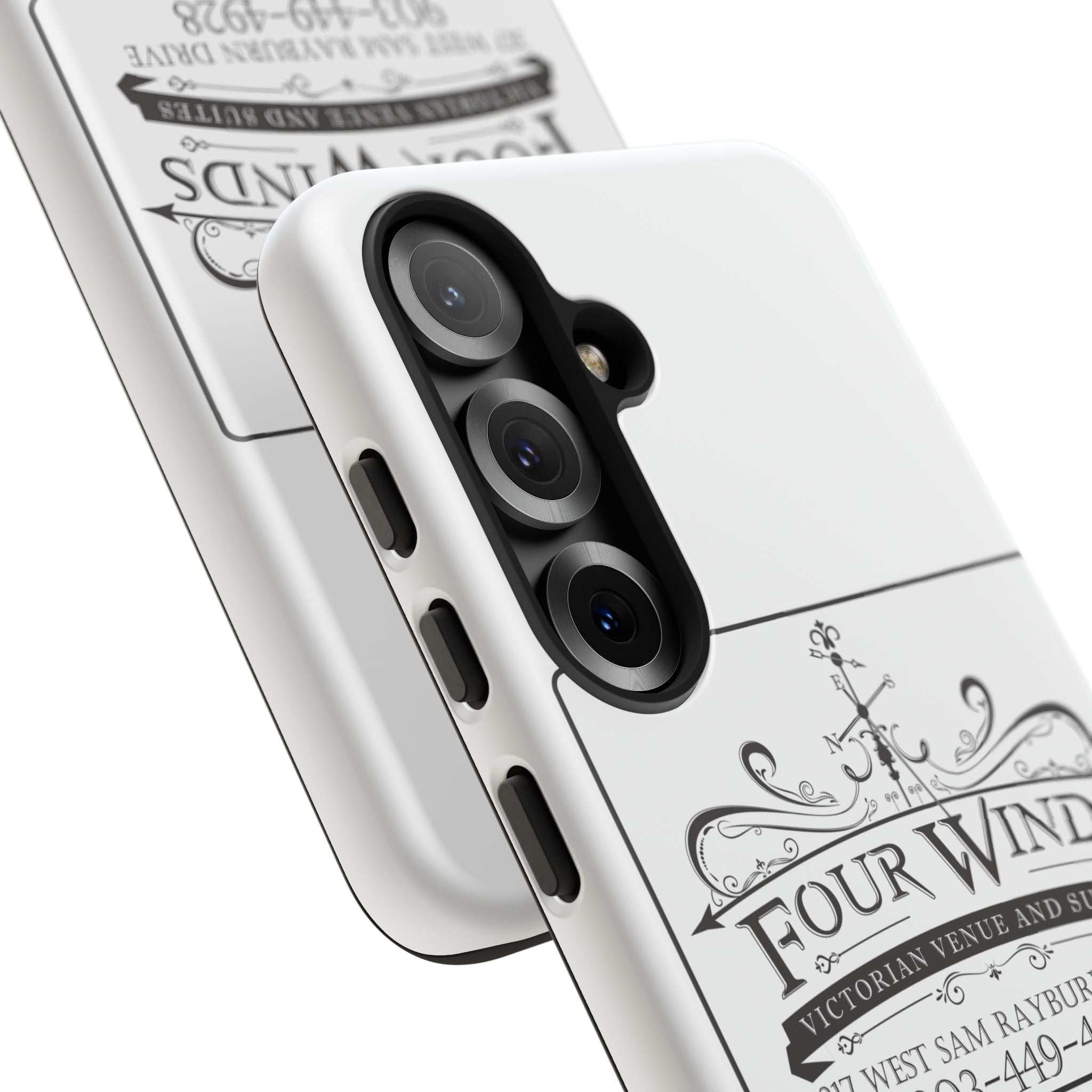 Victorian Style Phone Case with Custom Logo | Tough Cases, Custom Phone Accessory, Elegant Gift, Unique Design, Personalized Tech
