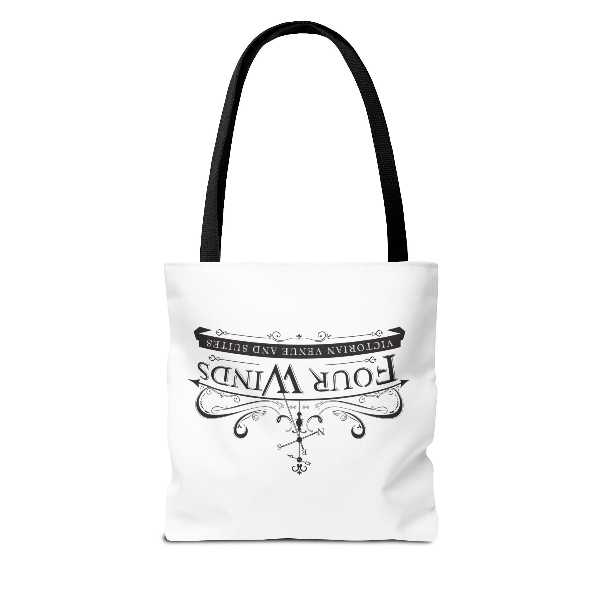 Victorian Venue Tote Bag, Stylish Eco-Friendly Tote, Four Winds Design, Perfect Gift for Events, Unique Shopping Bag, Bookstore Tote