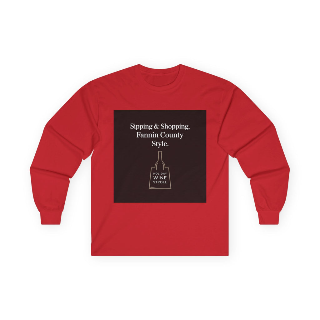 Fannin County Style Long Sleeve Tee - Perfect for Sip and Shop Days