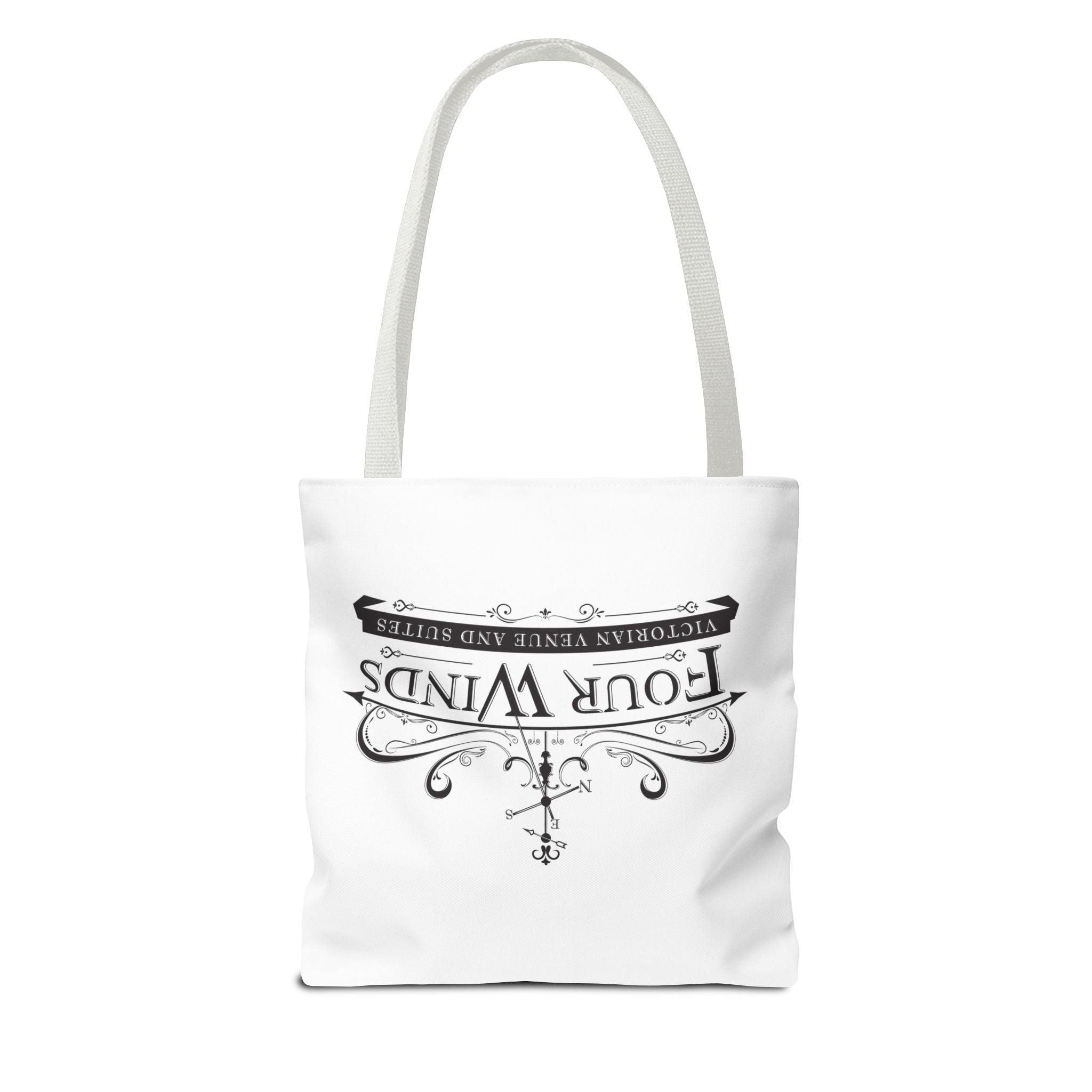 Victorian Venue Tote Bag, Stylish Eco-Friendly Tote, Four Winds Design, Perfect Gift for Events, Unique Shopping Bag, Bookstore Tote