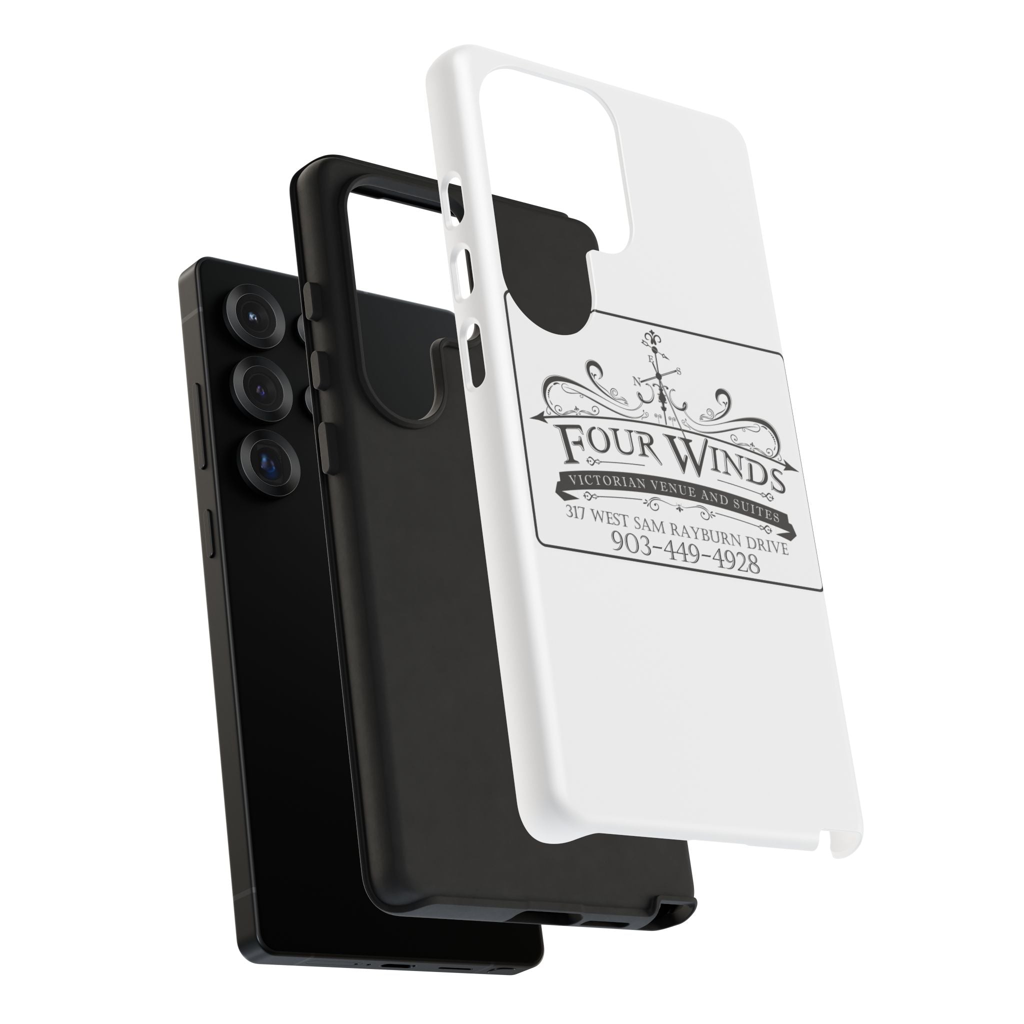 Victorian Style Phone Case with Custom Logo | Tough Cases, Custom Phone Accessory, Elegant Gift, Unique Design, Personalized Tech