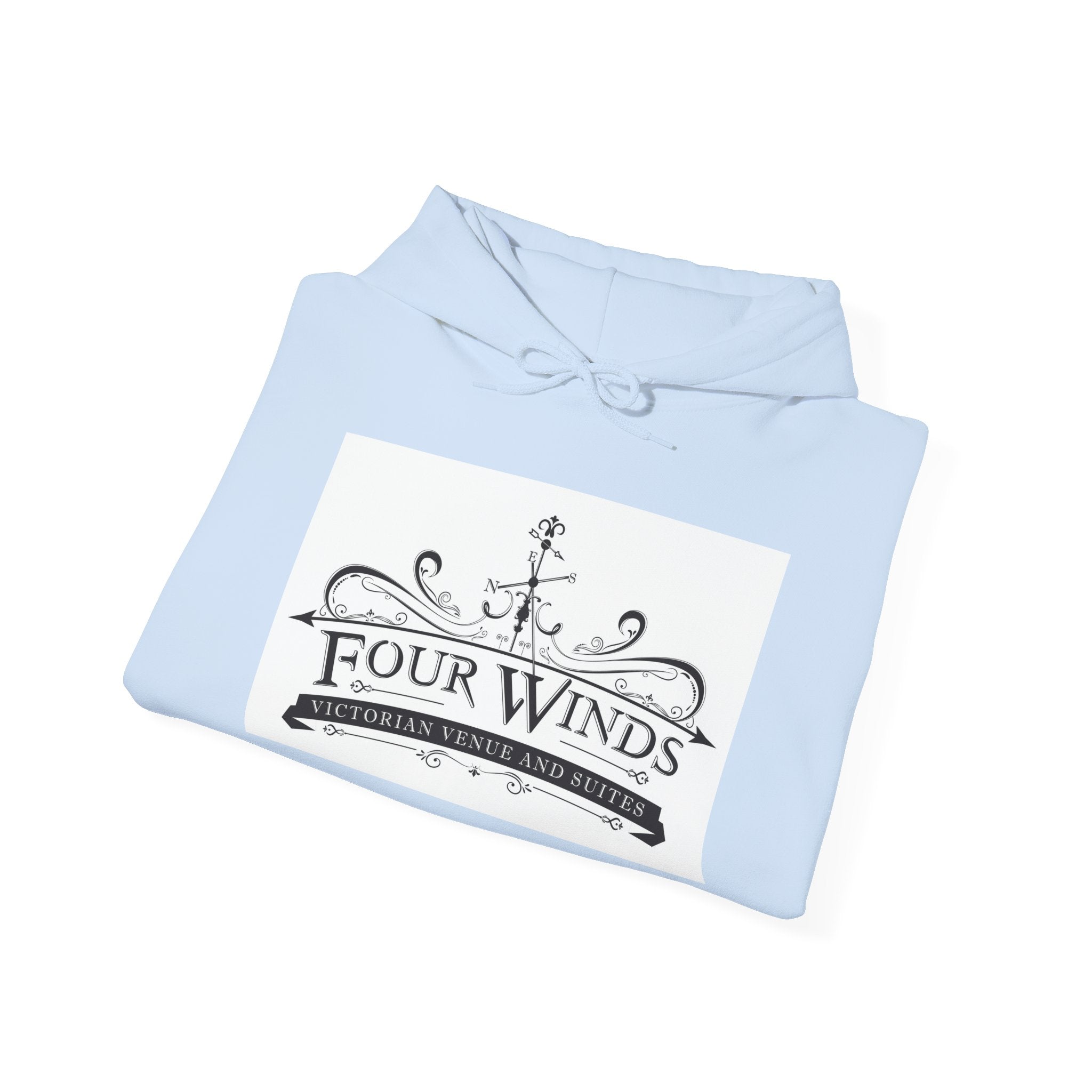 Four Winds Hooded Sweatshirt | Cozy Unisex Sweatshirt for All Seasons, Gift for Nature Lovers, Casual Wear, Travel Hoodie