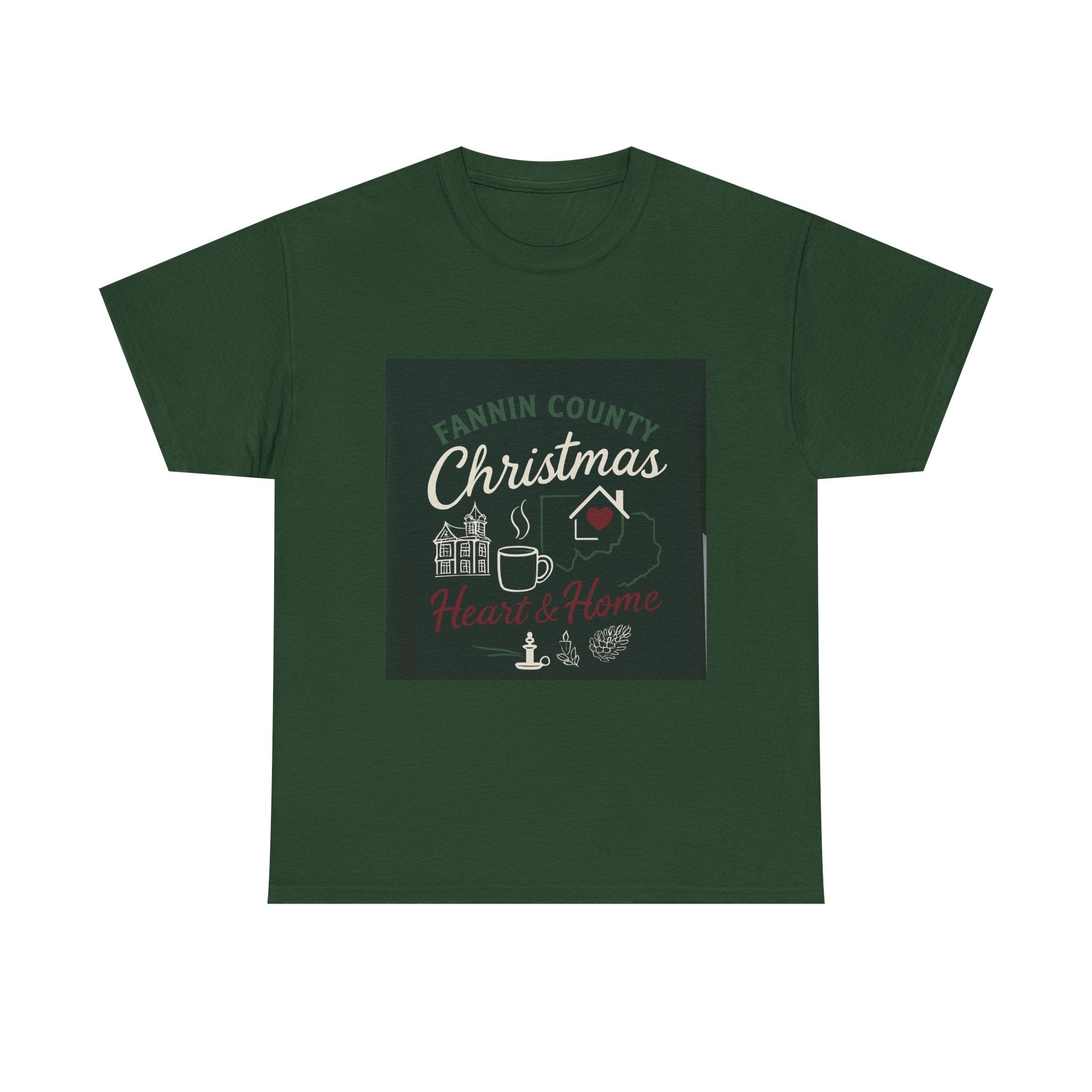 Fannin County Christmas Tee - Homely & Cozy Holiday Shirt
