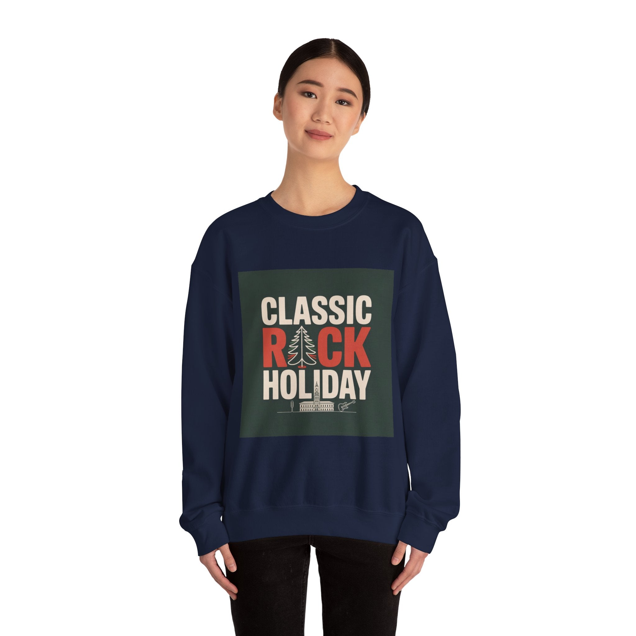 Classic Rock Holiday Unisex Crewneck Sweatshirt
