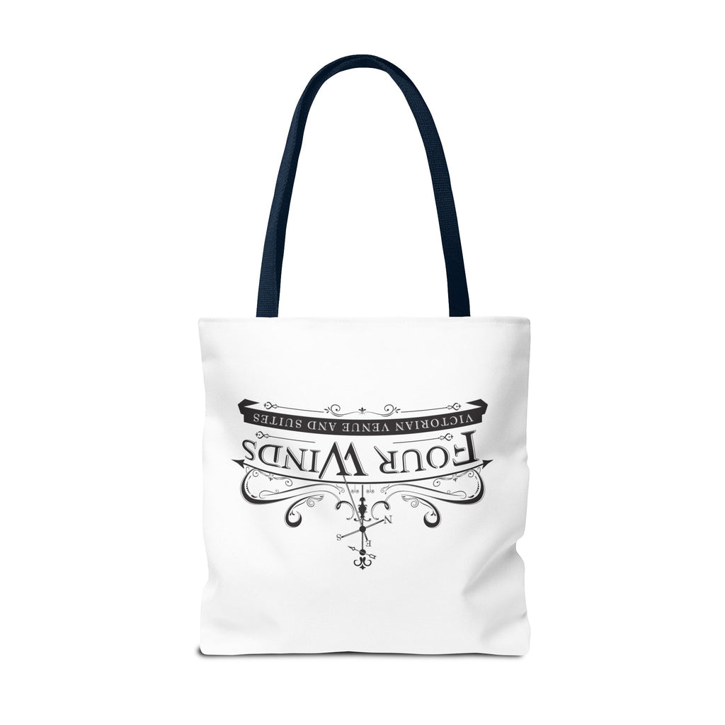Victorian Venue Tote Bag, Stylish Eco-Friendly Tote, Four Winds Design, Perfect Gift for Events, Unique Shopping Bag, Bookstore Tote