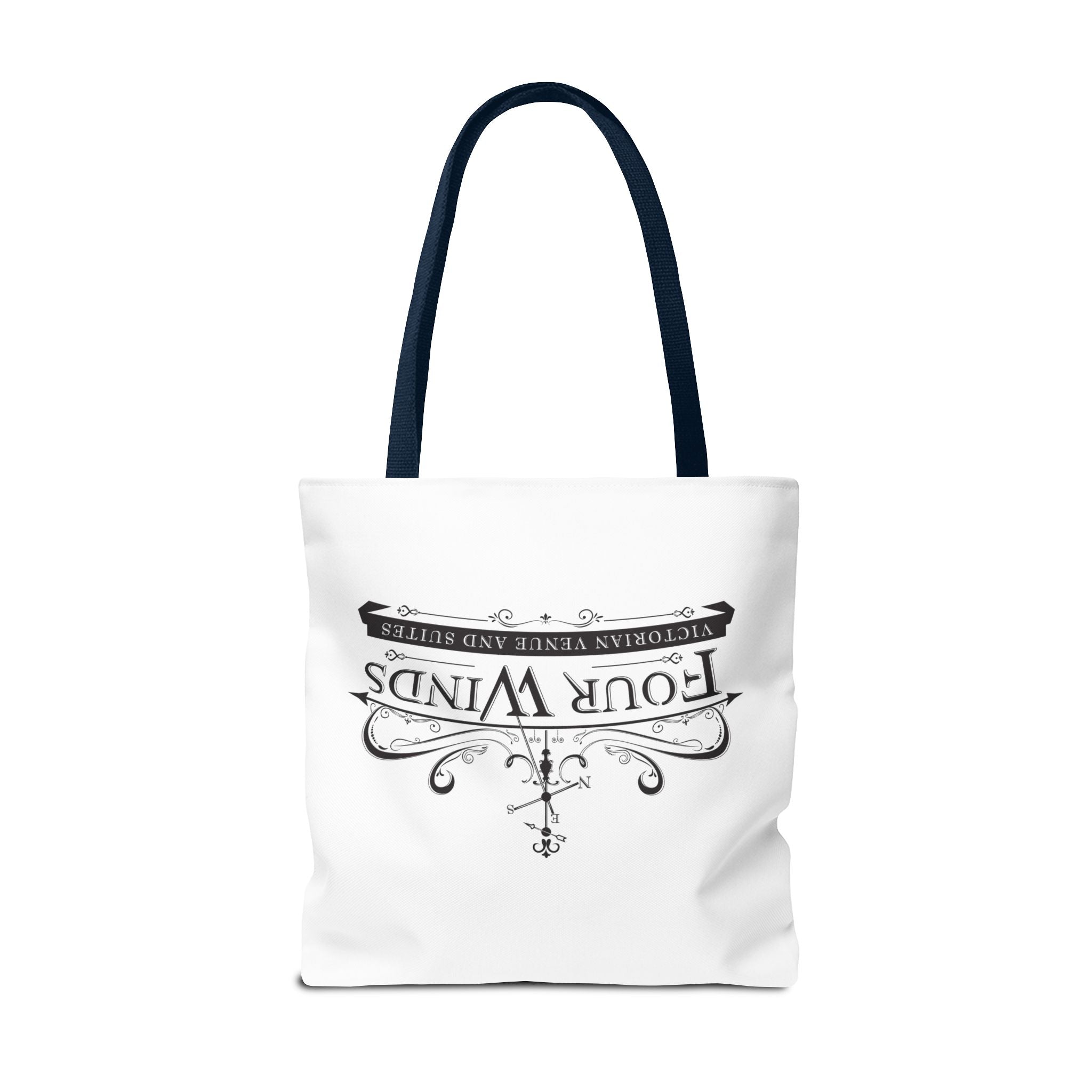 Victorian Venue Tote Bag, Stylish Eco-Friendly Tote, Four Winds Design, Perfect Gift for Events, Unique Shopping Bag, Bookstore Tote