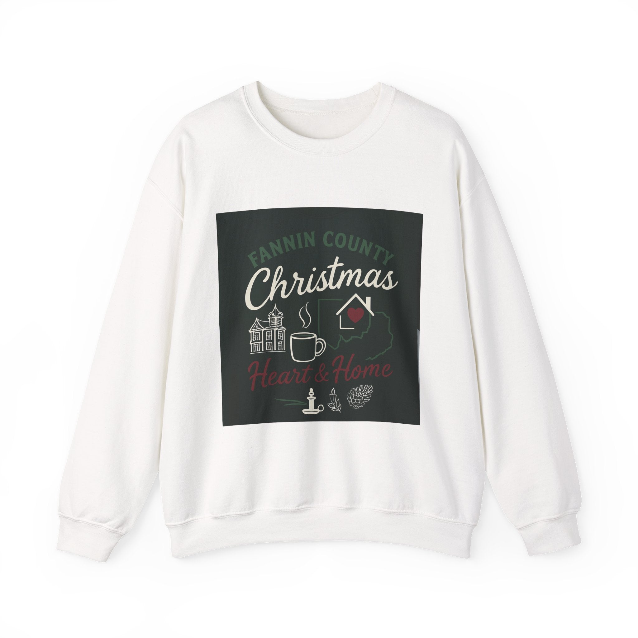 Fannin County Christmas Crewneck Sweatshirt - Home for the Holidays