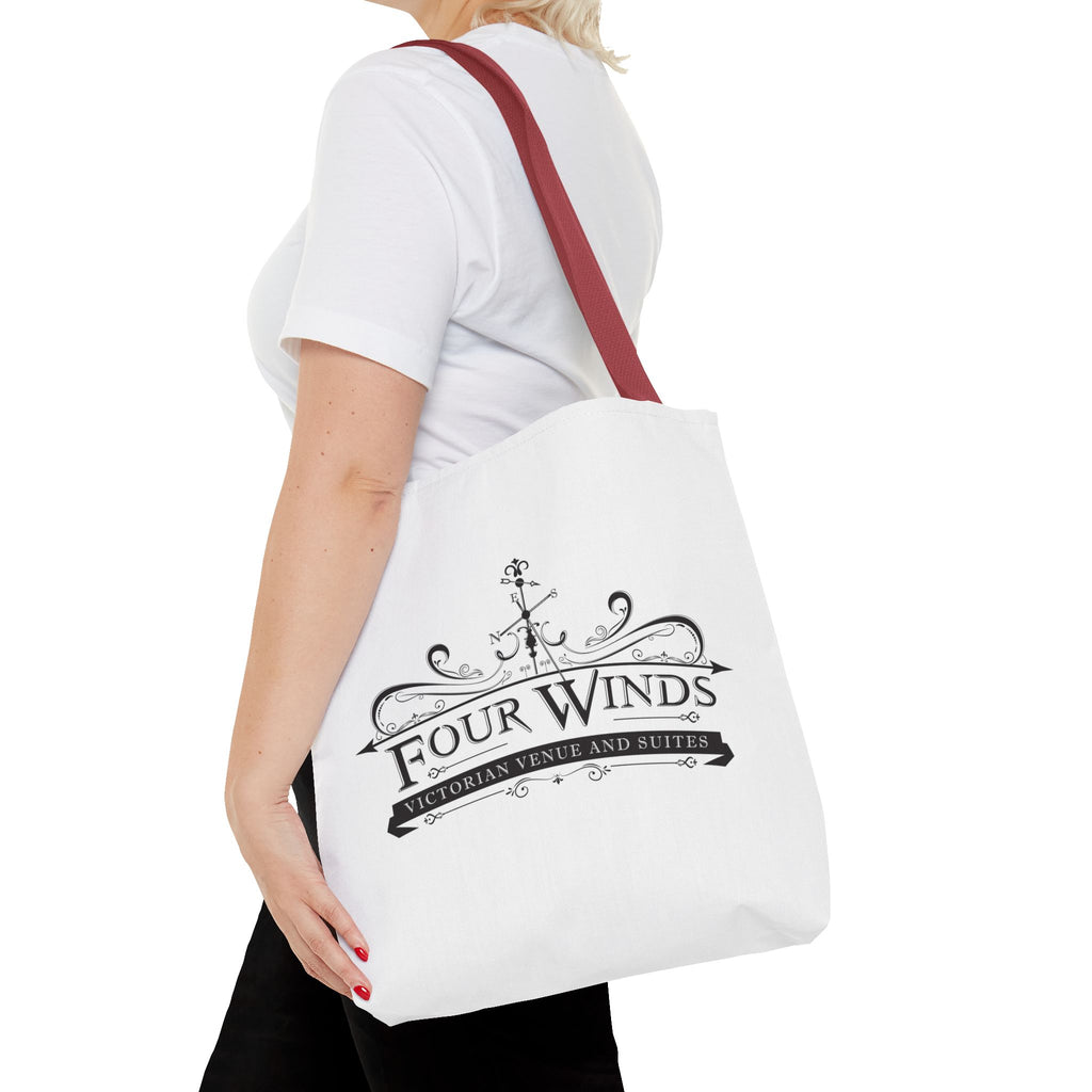 Victorian Venue Tote Bag, Stylish Eco-Friendly Tote, Four Winds Design, Perfect Gift for Events, Unique Shopping Bag, Bookstore Tote