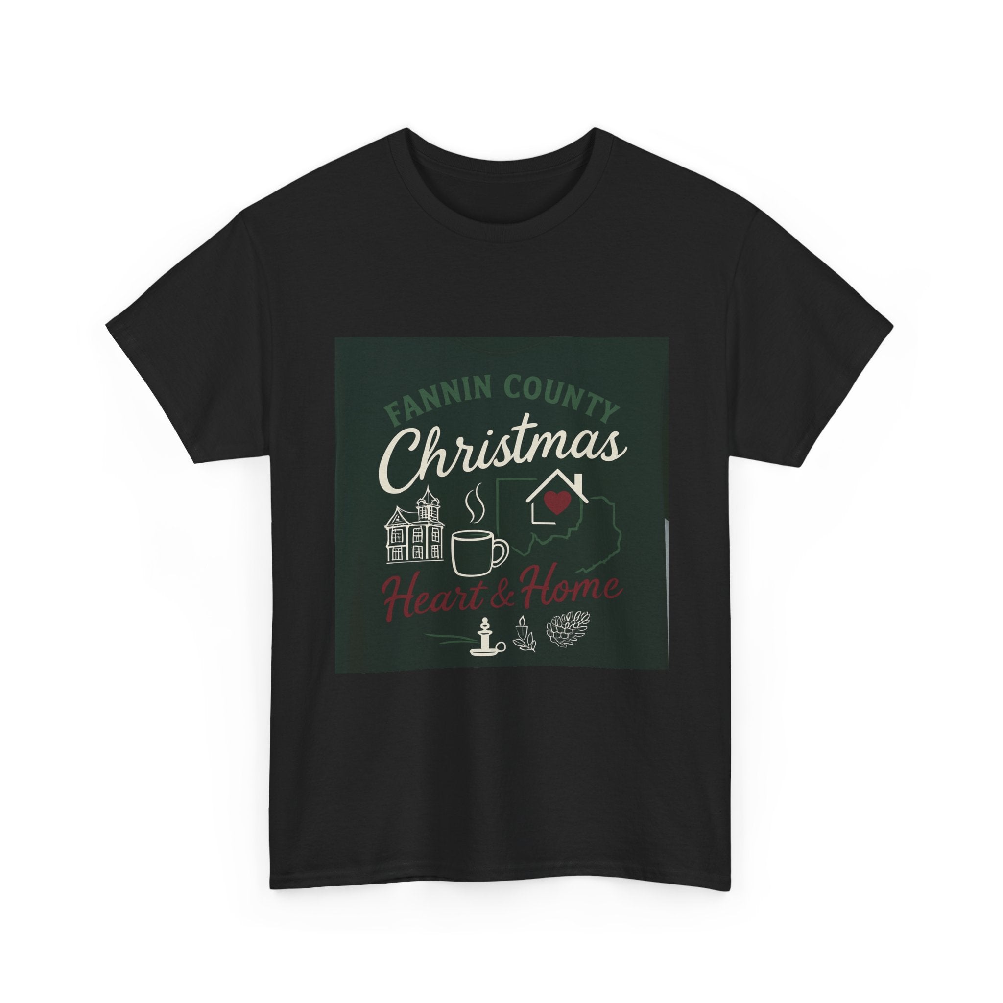 Fannin County Christmas Tee - Homely & Cozy Holiday Shirt