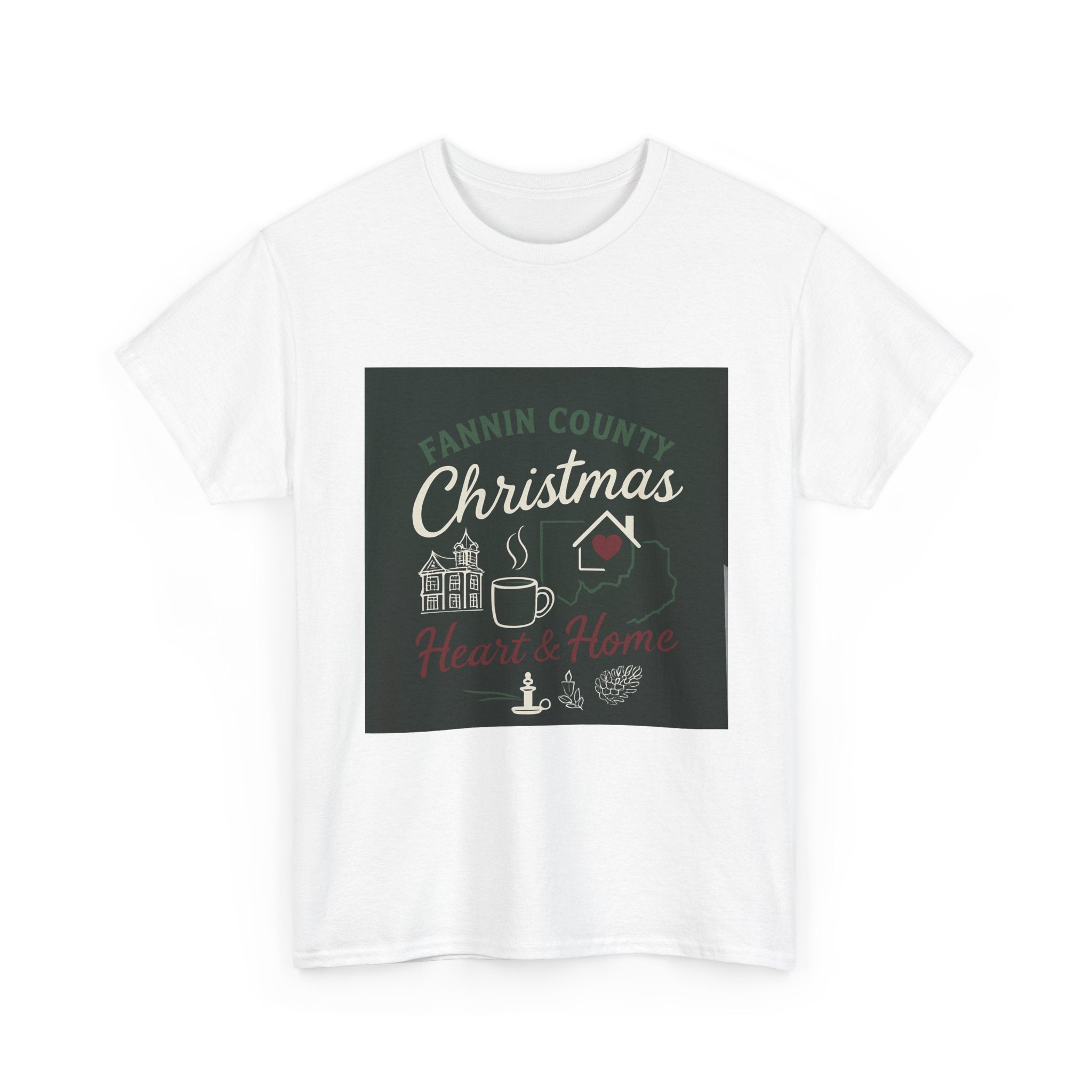 Fannin County Christmas Tee - Homely & Cozy Holiday Shirt