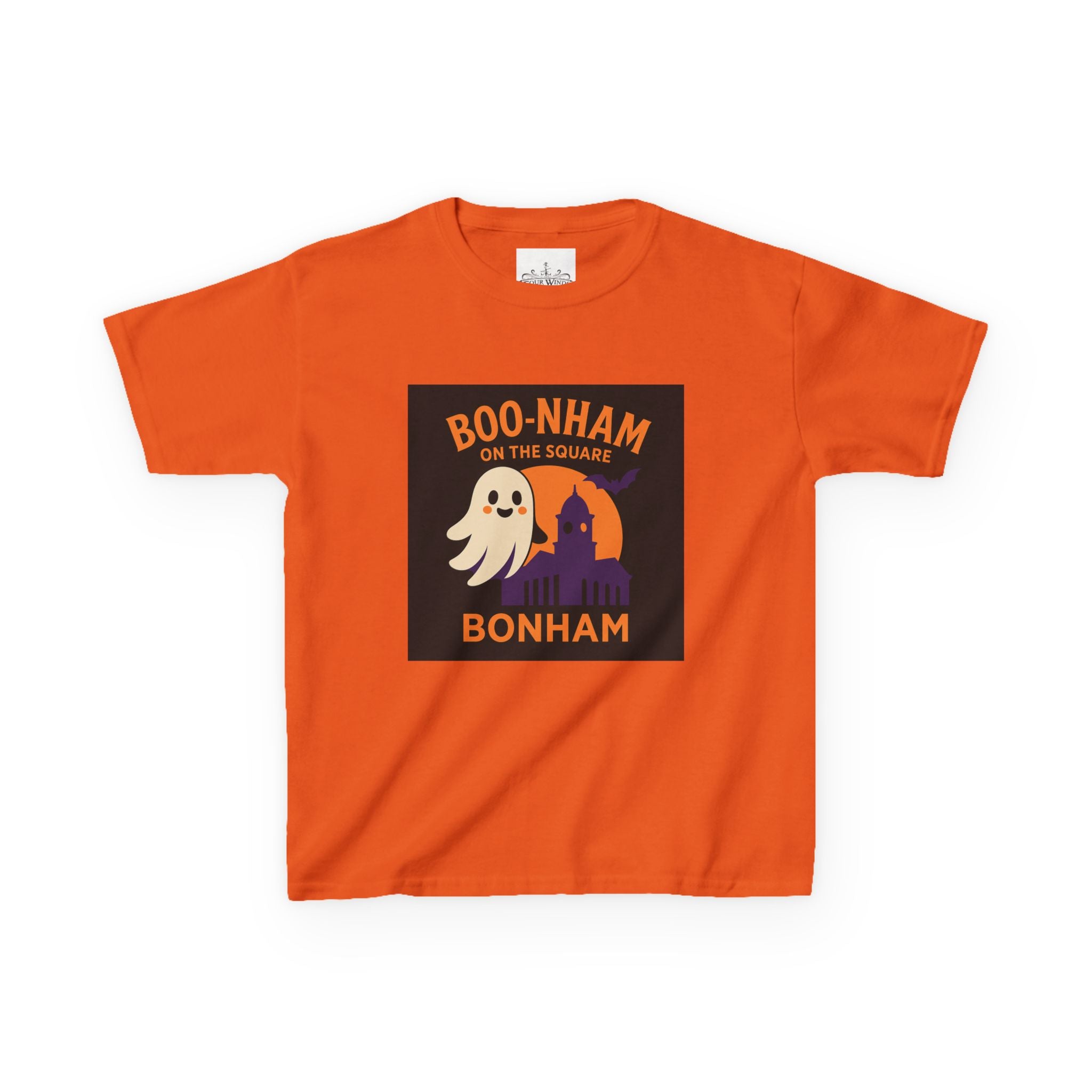 Boo-Nham Halloween Kids Tee, Fun Fall Shirt, Spooky Ghost Tee, Halloween Costume Top, Kids Halloween Apparel