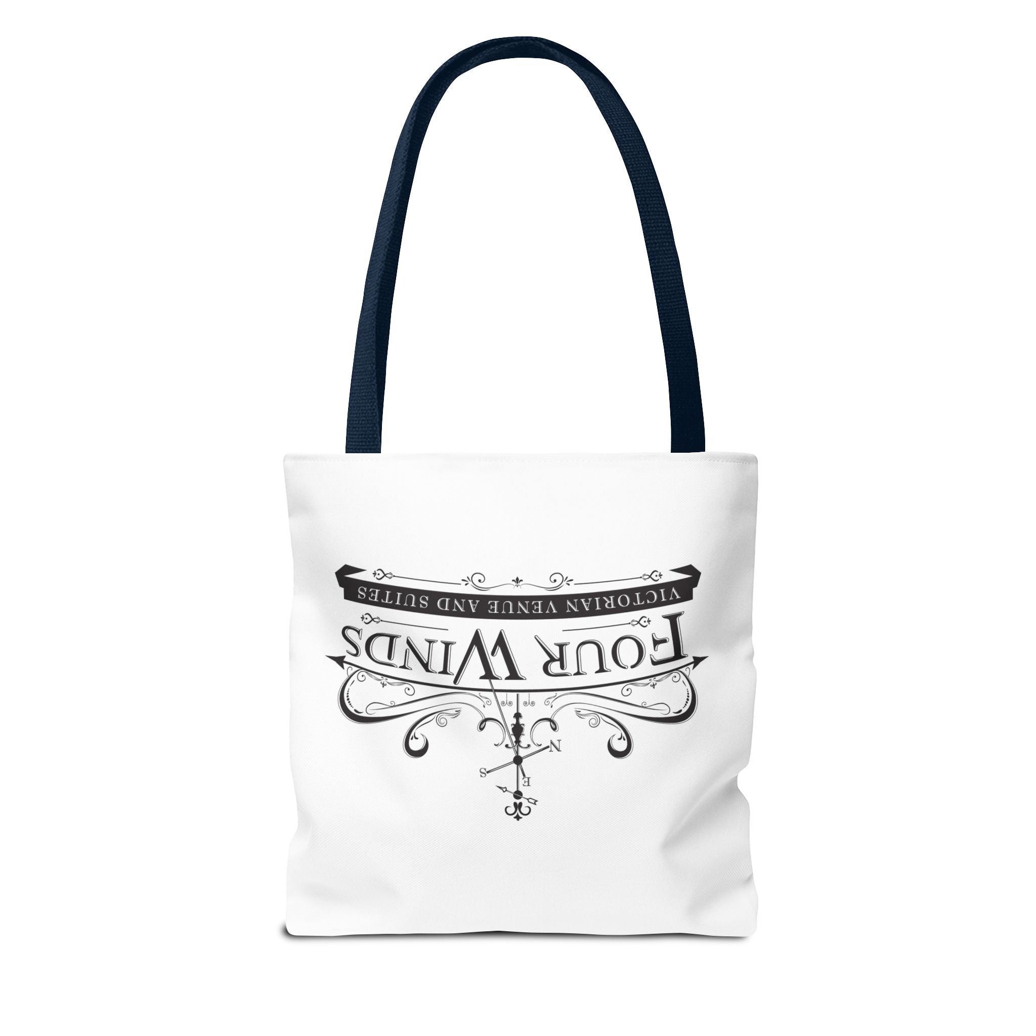 Victorian Venue Tote Bag, Stylish Eco-Friendly Tote, Four Winds Design, Perfect Gift for Events, Unique Shopping Bag, Bookstore Tote