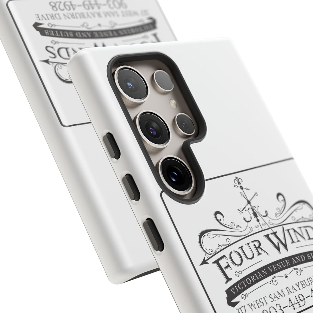 Victorian Style Phone Case with Custom Logo | Tough Cases, Custom Phone Accessory, Elegant Gift, Unique Design, Personalized Tech