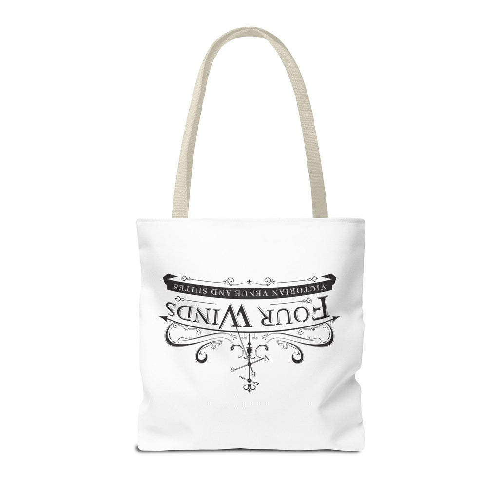 Victorian Venue Tote Bag, Stylish Eco-Friendly Tote, Four Winds Design, Perfect Gift for Events, Unique Shopping Bag, Bookstore Tote