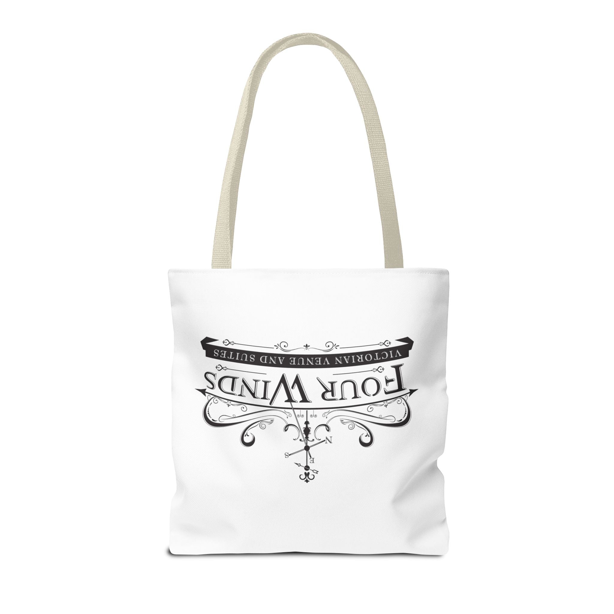 Victorian Venue Tote Bag, Stylish Eco-Friendly Tote, Four Winds Design, Perfect Gift for Events, Unique Shopping Bag, Bookstore Tote