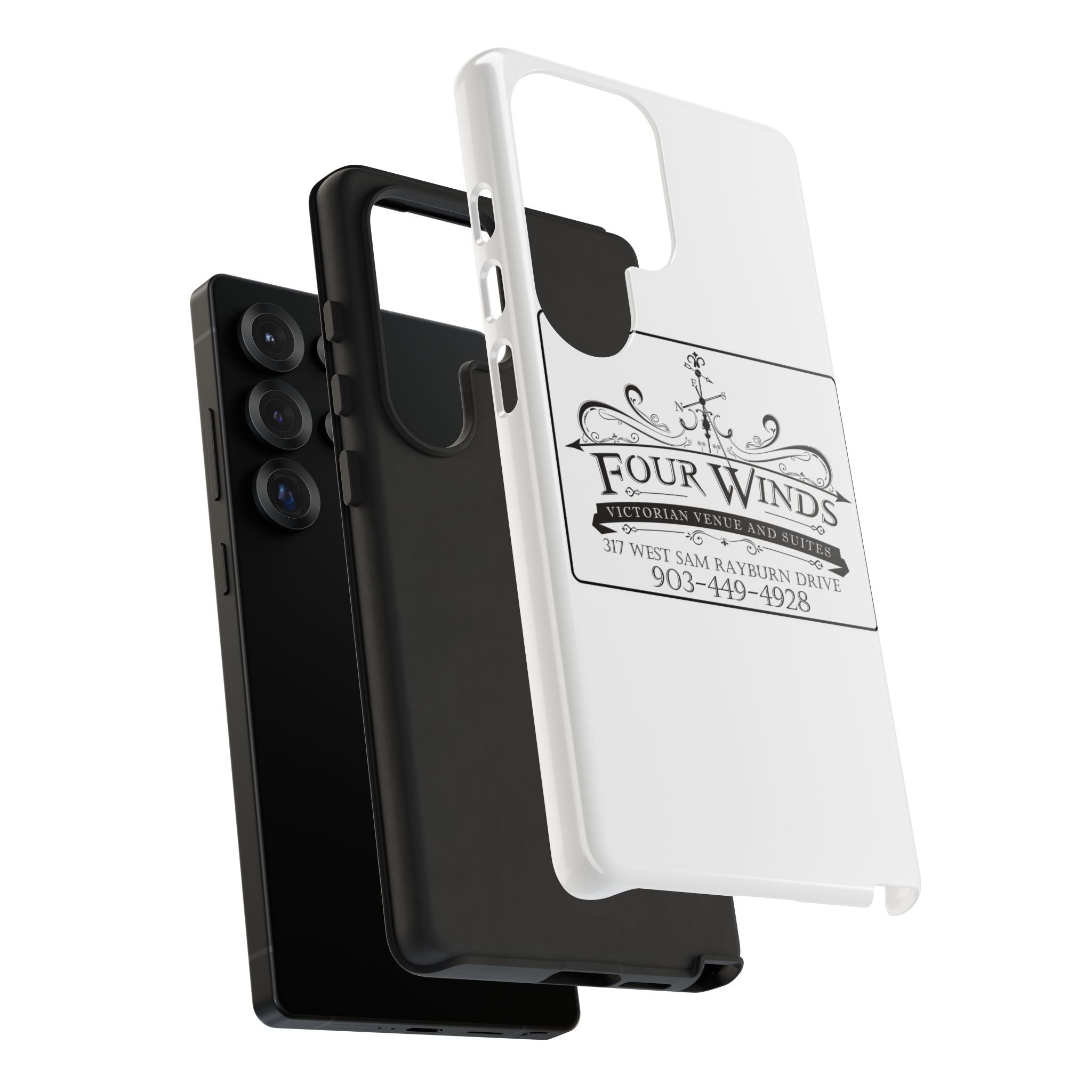 Victorian Style Phone Case with Custom Logo | Tough Cases, Custom Phone Accessory, Elegant Gift, Unique Design, Personalized Tech