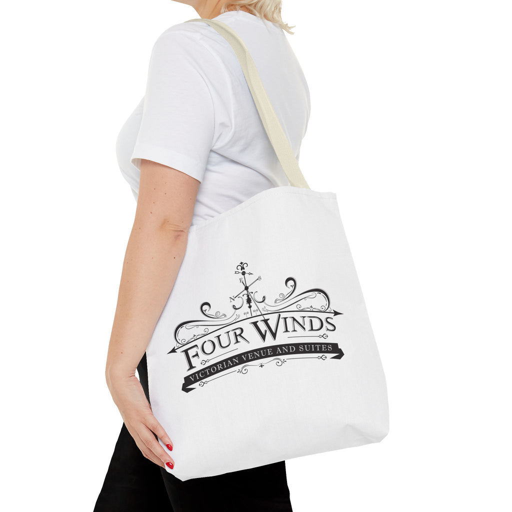 Victorian Venue Tote Bag, Stylish Eco-Friendly Tote, Four Winds Design, Perfect Gift for Events, Unique Shopping Bag, Bookstore Tote