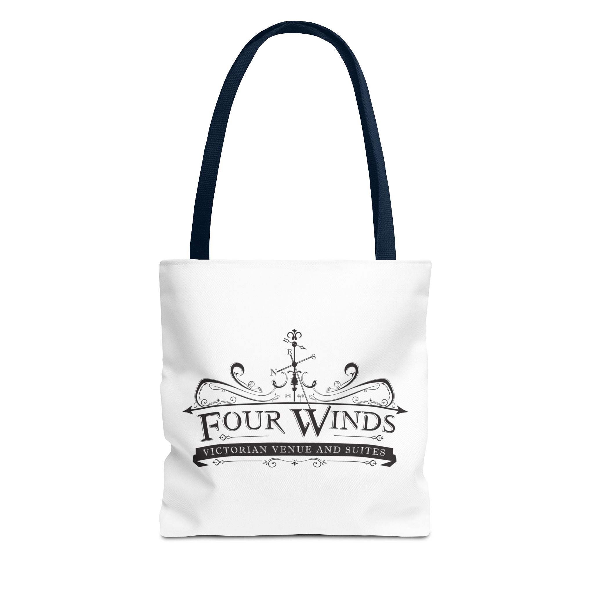 Victorian Venue Tote Bag, Stylish Eco-Friendly Tote, Four Winds Design, Perfect Gift for Events, Unique Shopping Bag, Bookstore Tote