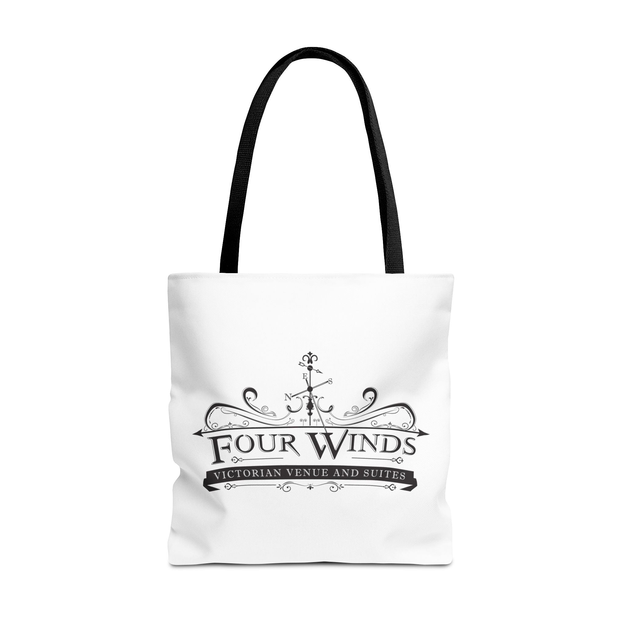Victorian Venue Tote Bag, Stylish Eco-Friendly Tote, Four Winds Design, Perfect Gift for Events, Unique Shopping Bag, Bookstore Tote