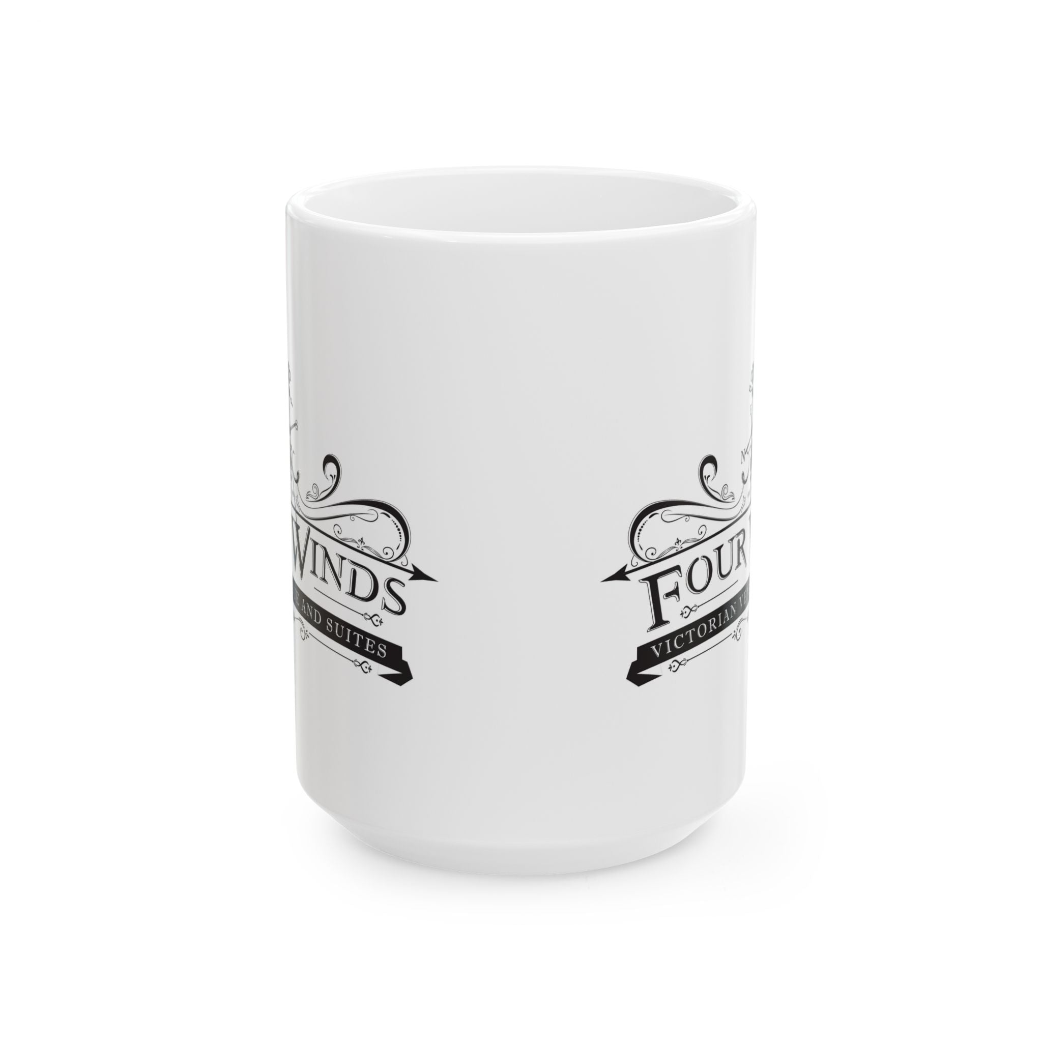 Vintage-Inspired Four Winds Ceramic Mug | Perfect Gift for Coffee Lovers, Home Baristas, and Collectors, 11oz or 15oz Sizes