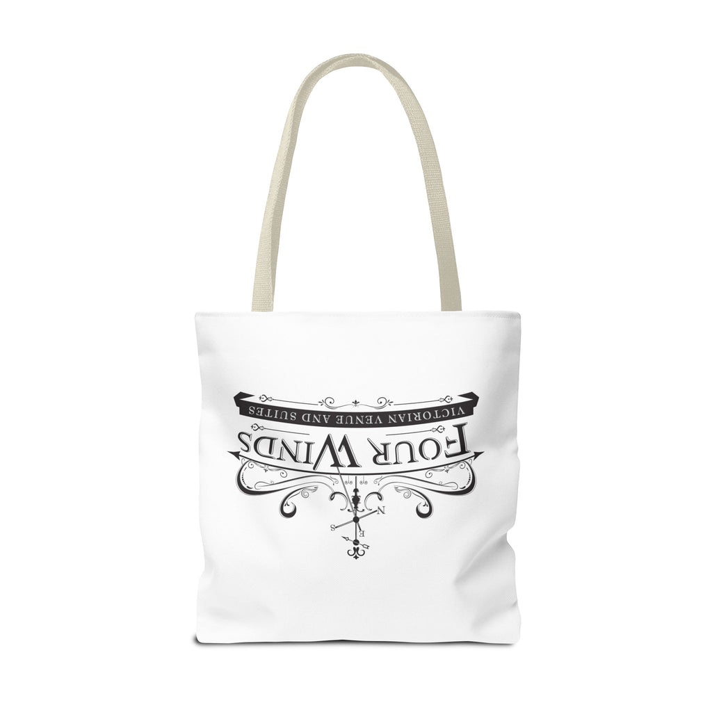 Victorian Venue Tote Bag, Stylish Eco-Friendly Tote, Four Winds Design, Perfect Gift for Events, Unique Shopping Bag, Bookstore Tote