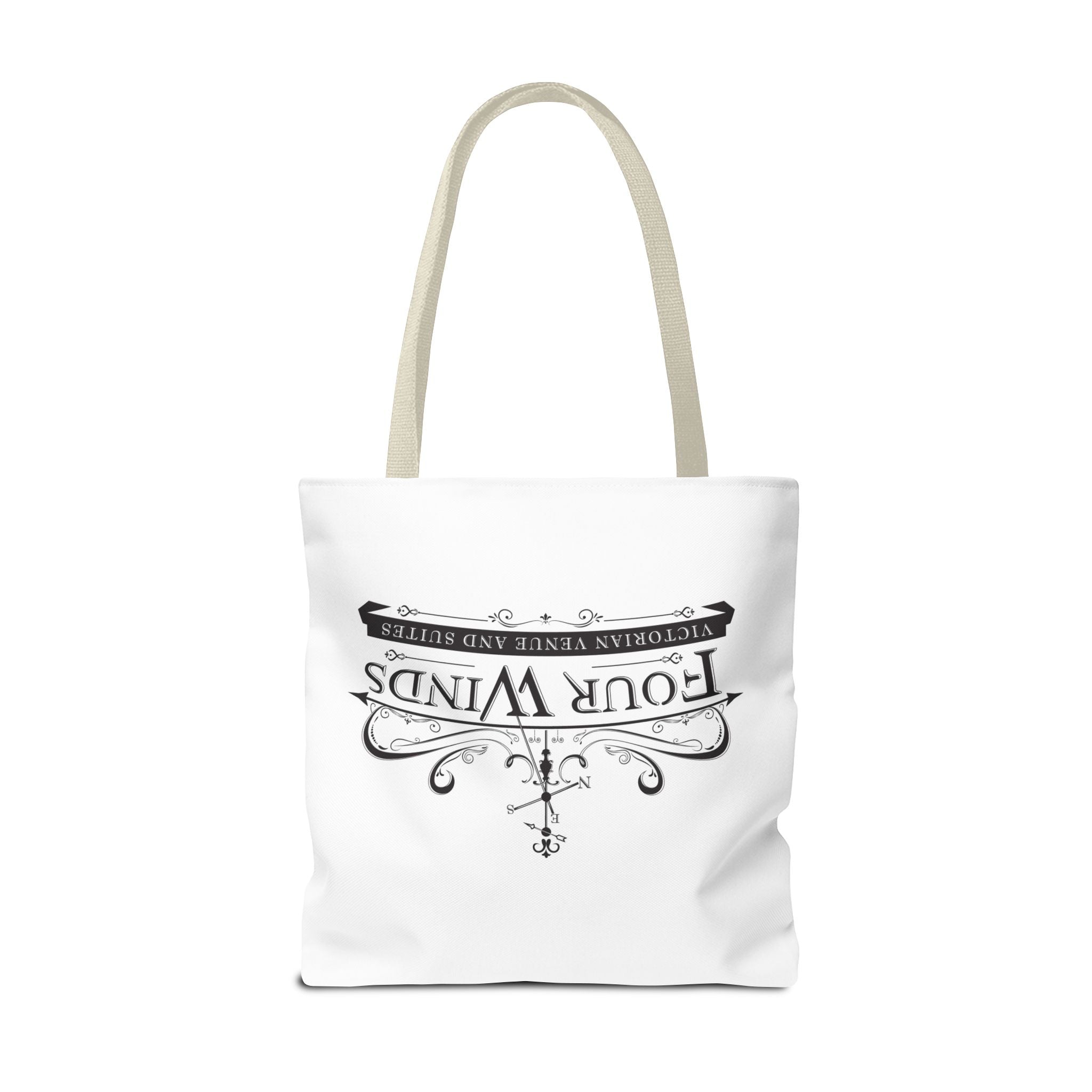 Victorian Venue Tote Bag, Stylish Eco-Friendly Tote, Four Winds Design, Perfect Gift for Events, Unique Shopping Bag, Bookstore Tote